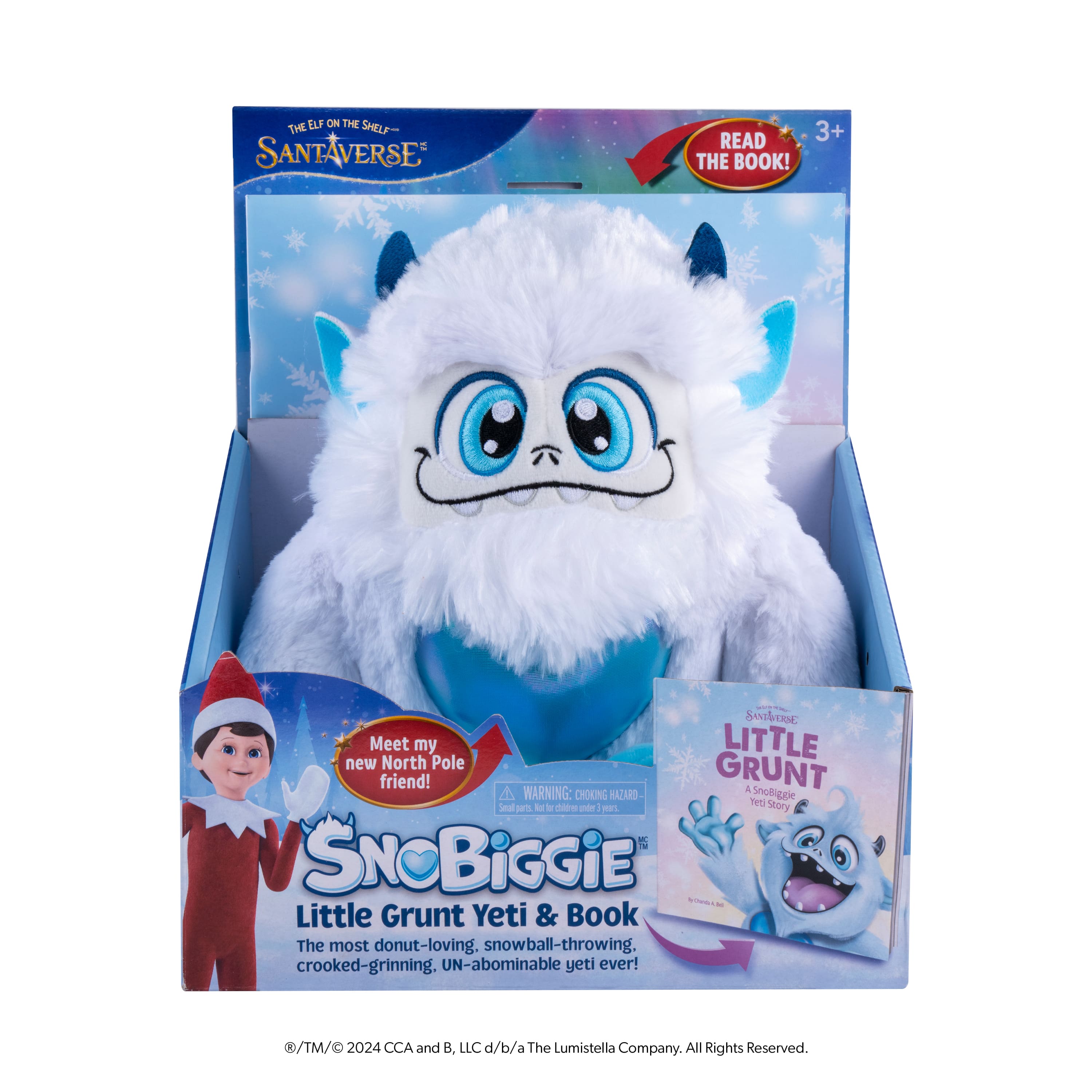 The Elf on the Shelf&#xAE; SnoBiggie&#x2122; Little Grunt Yeti Plush &#x26; Book
