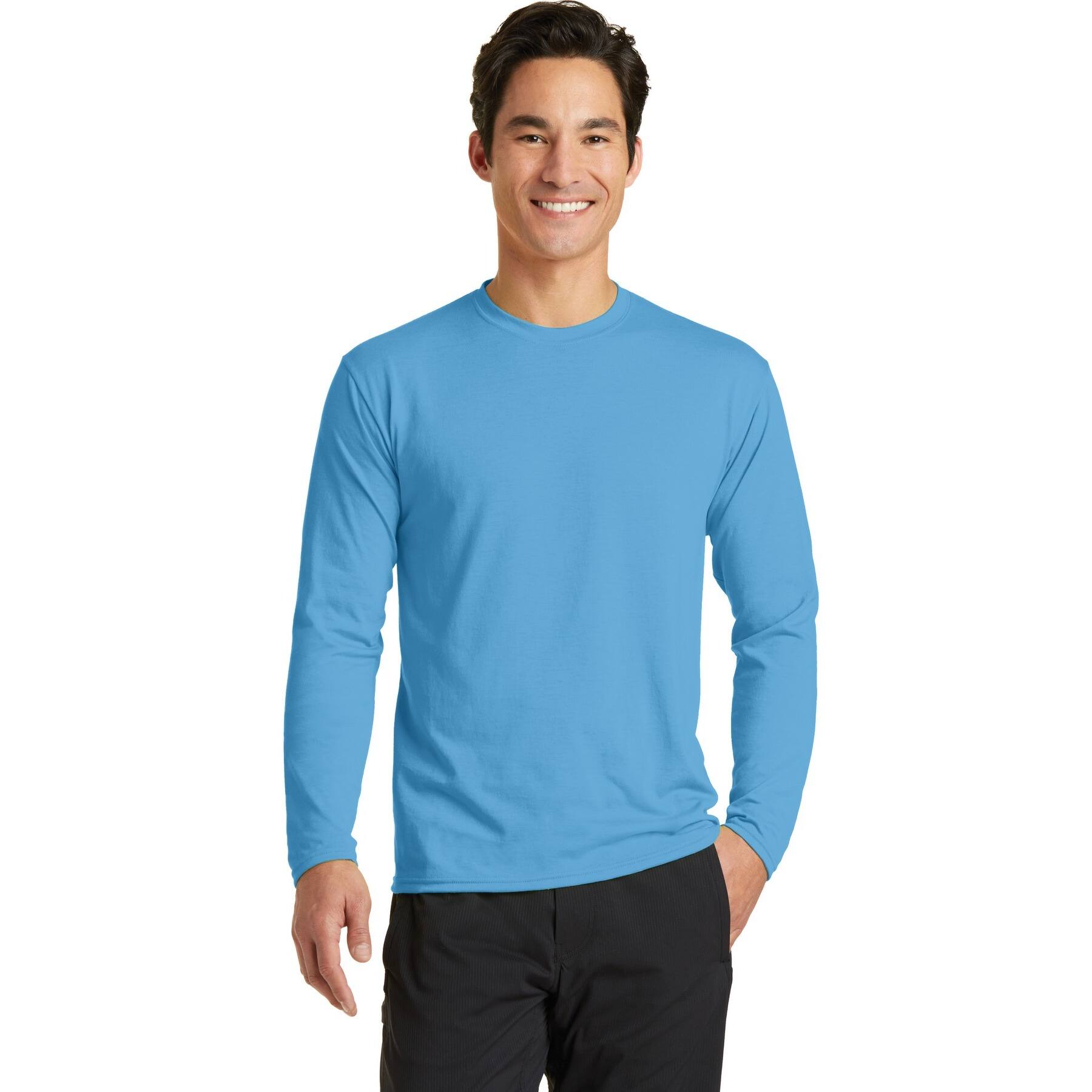 Port & Company® Long Sleeve Performance Blend T-Shirt