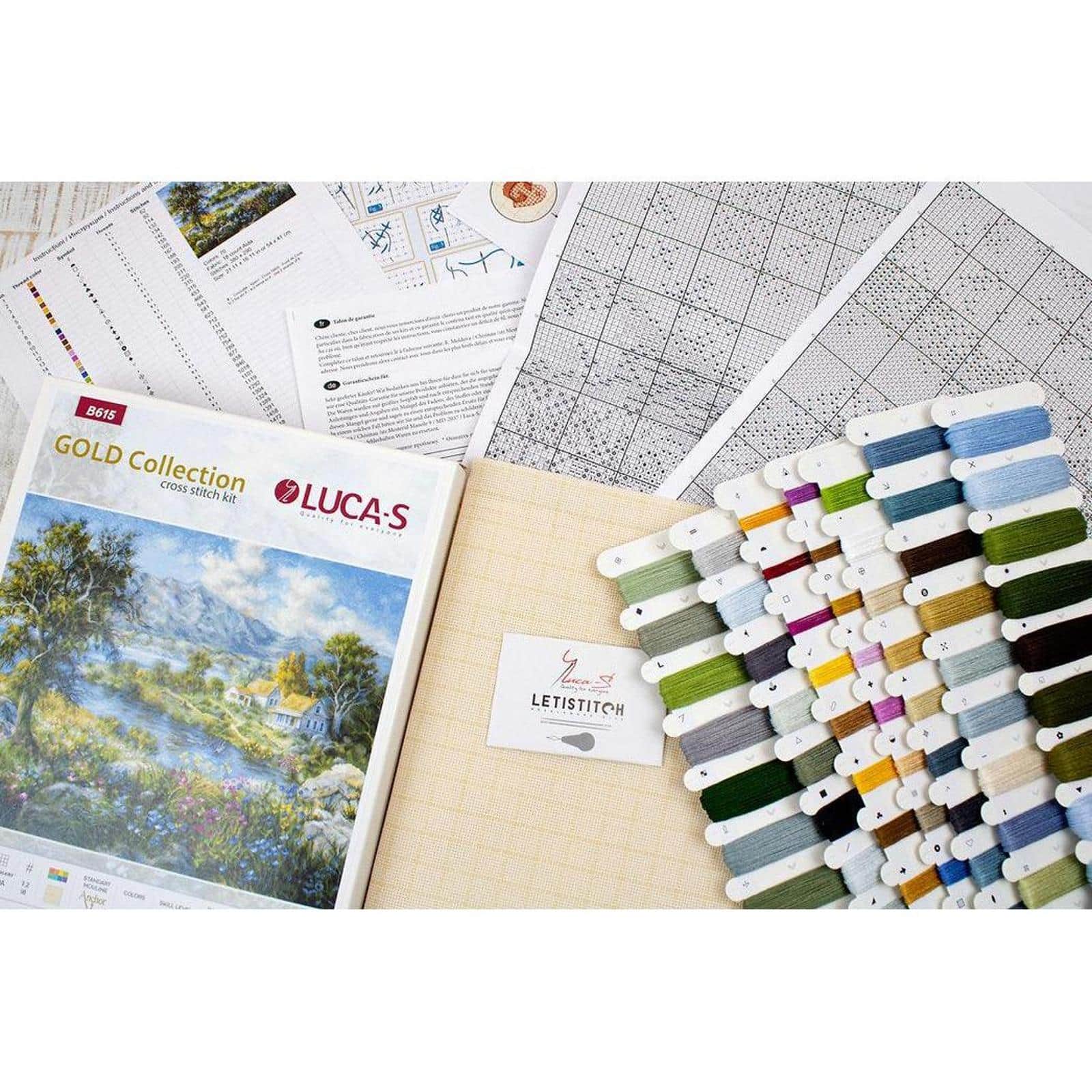 Luca-s Enchanted Cottage Counted Cross Stitch Kit