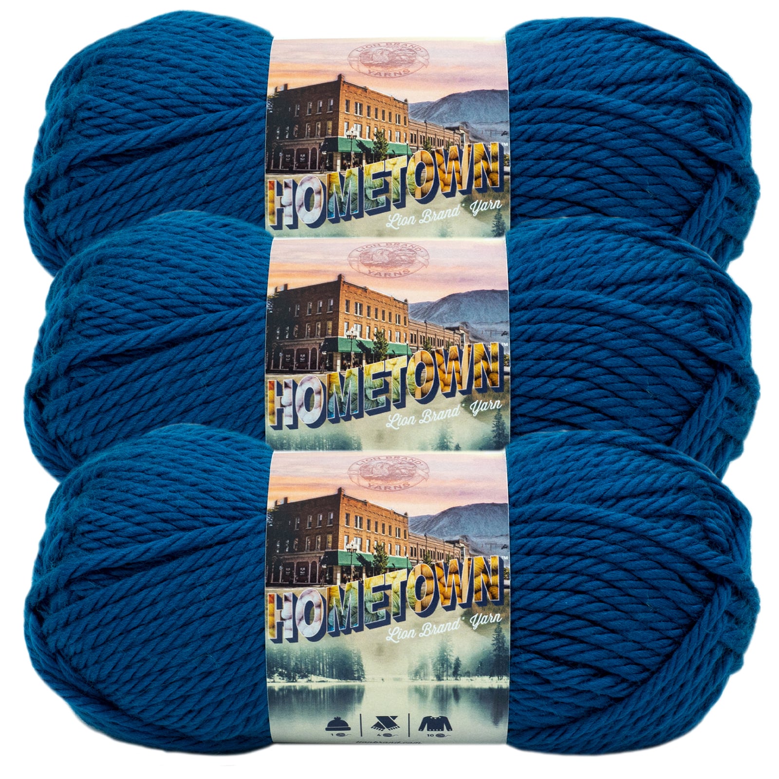 3 Pack Lion Brand® Hometown Yarn