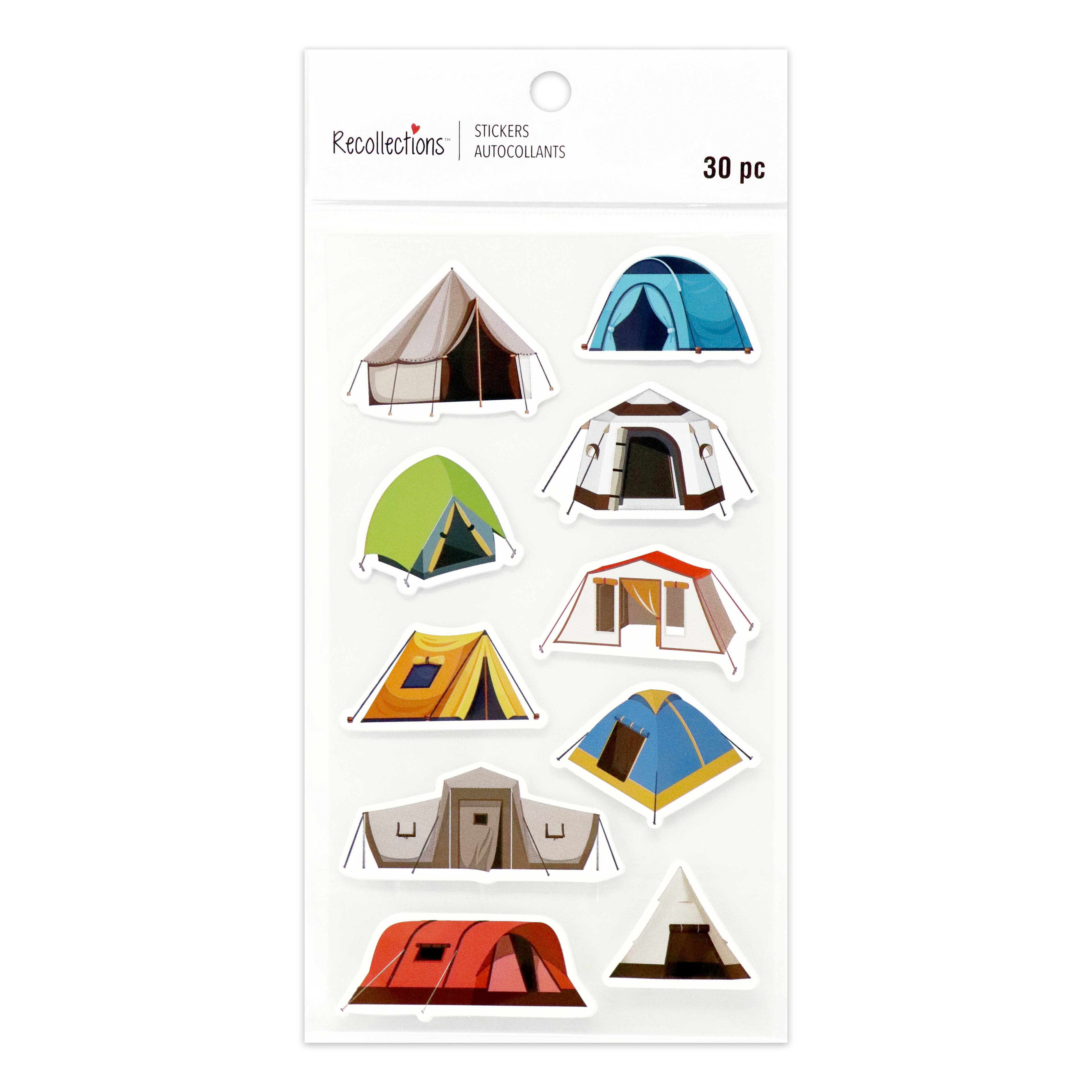 Travel Tent Dimensional Stickers by Recollections&#x2122;