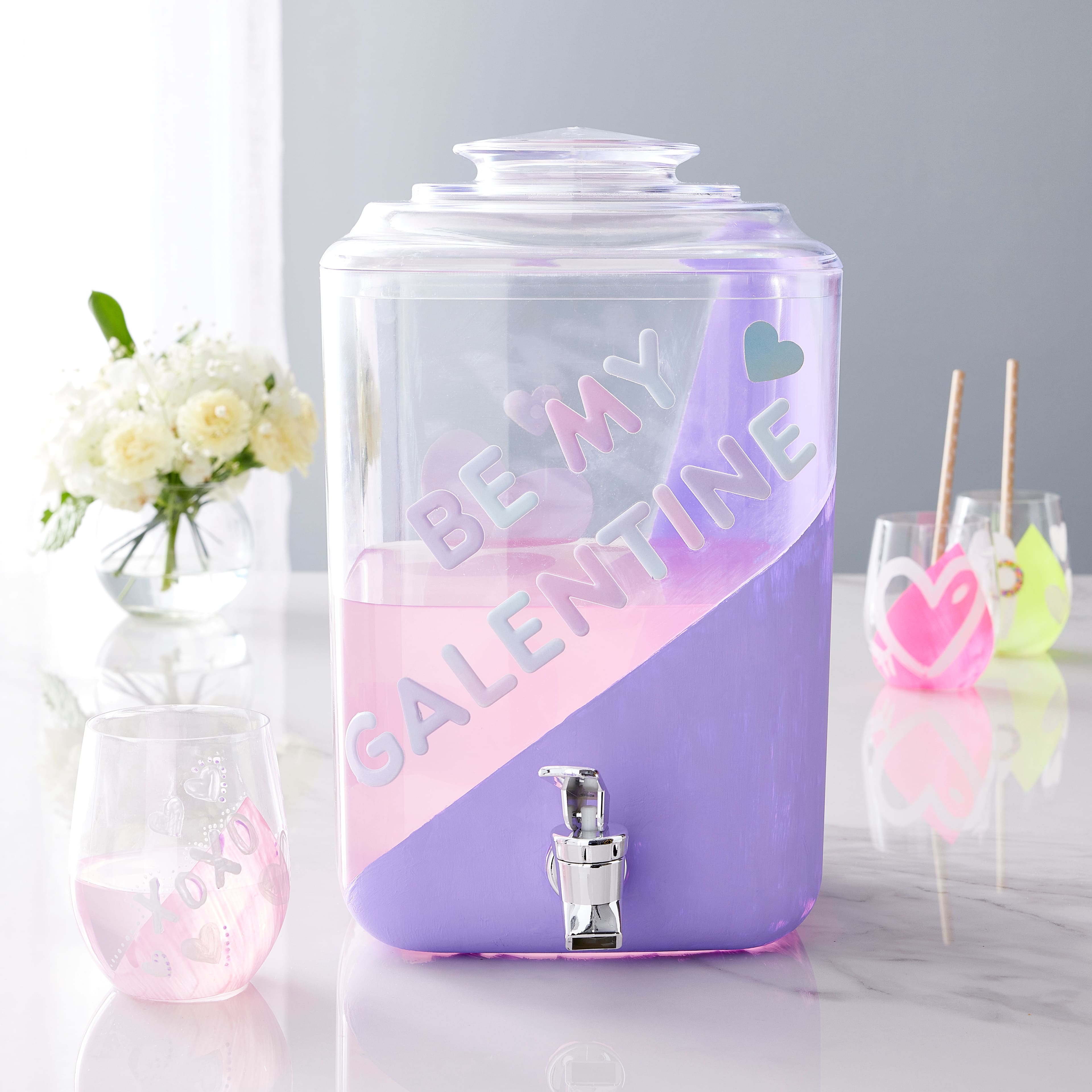 Clear Beverage Dispenser by Celebrate It™