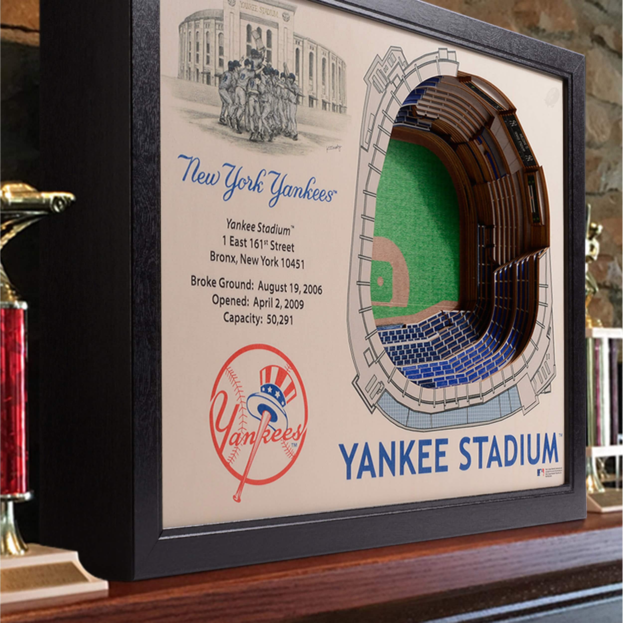 MLB 25-Layer StadiumView Wall Art