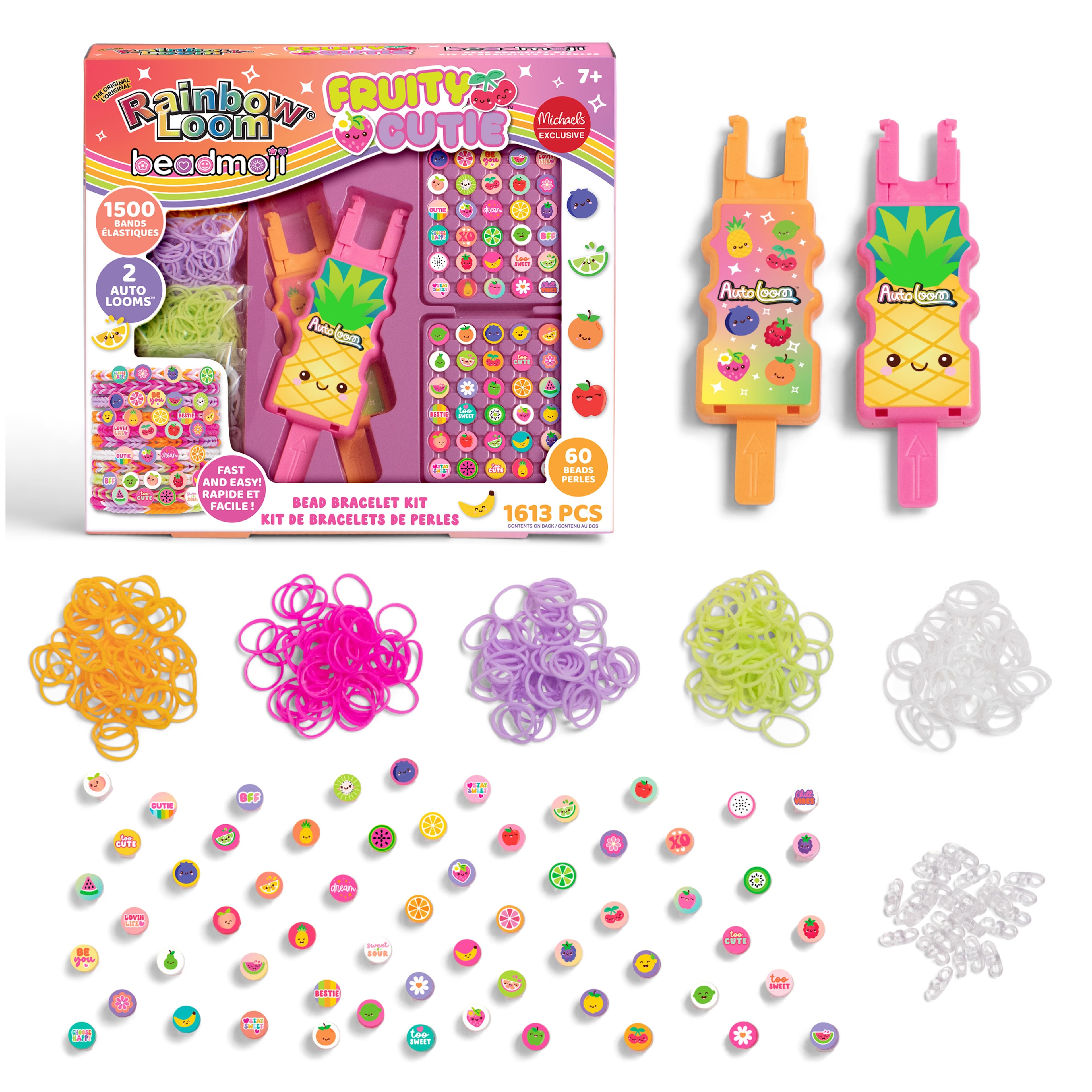 Rainbow Loom&#xAE; Beadmoji&#x2122; Fruity Cutie&#x2122; Bead Bracelet Kit