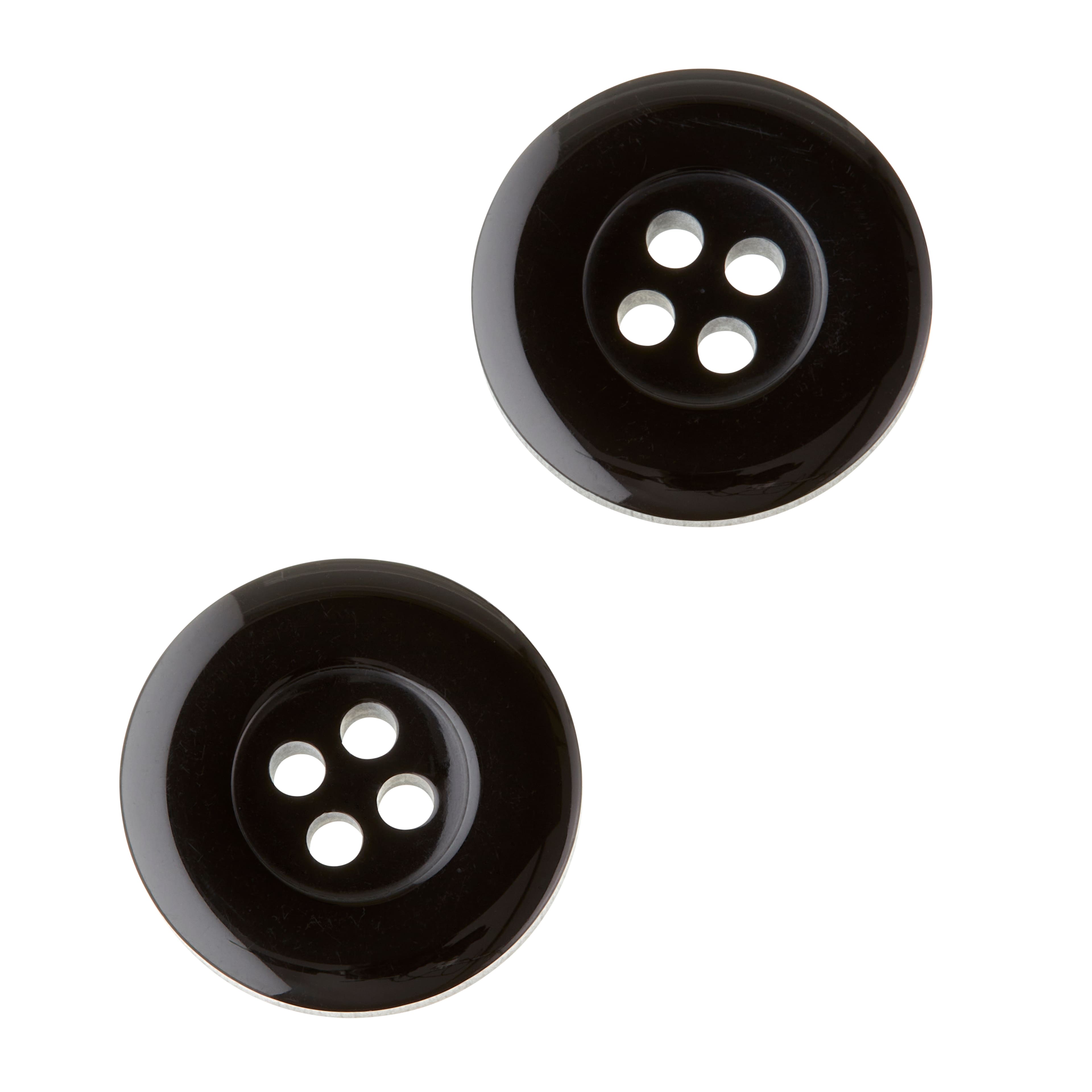 Black Buttons Value Pack By Loops & Threads®