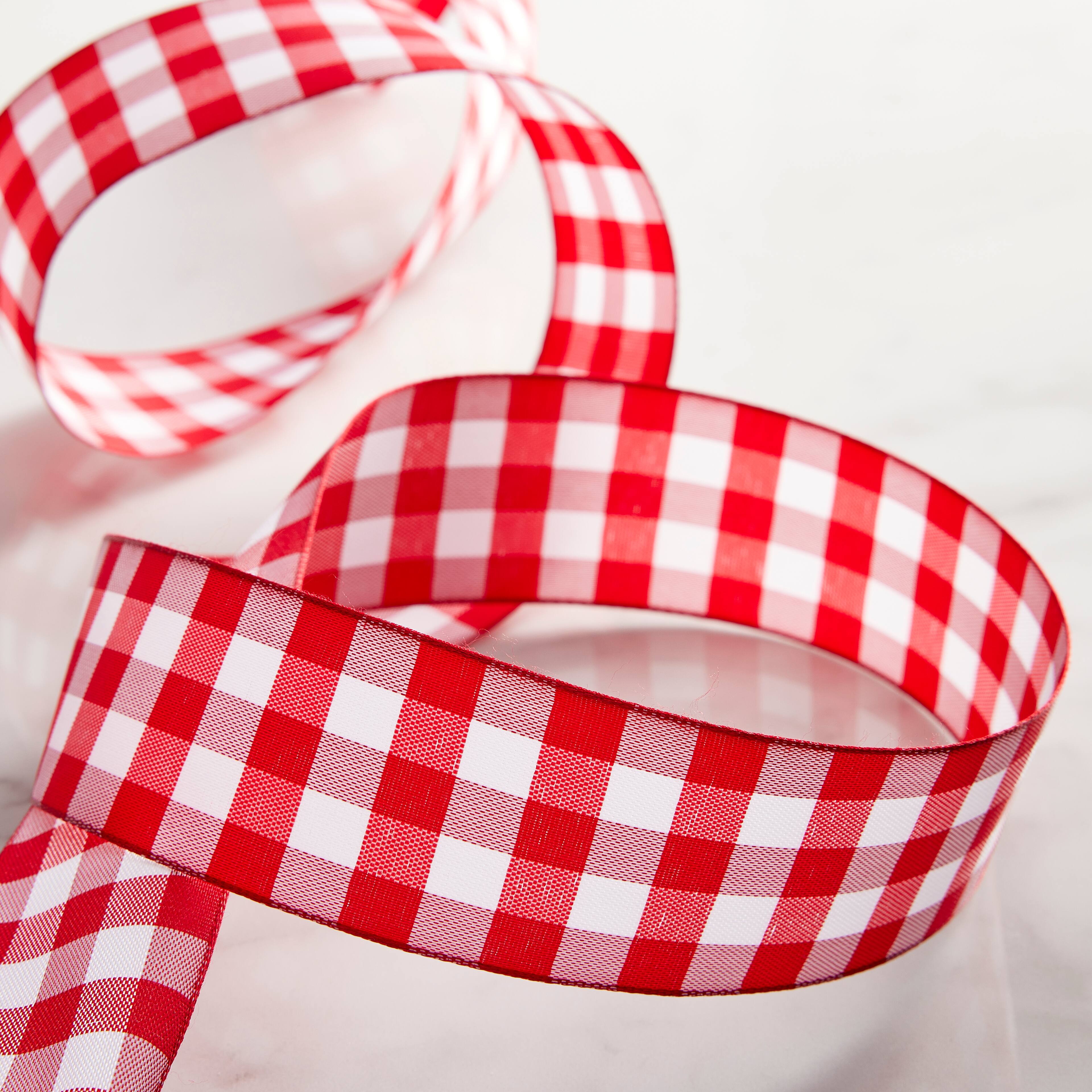 12 Pack: 1.5" x 3yd. Wired Checkered Ribbon by Celebrate It®