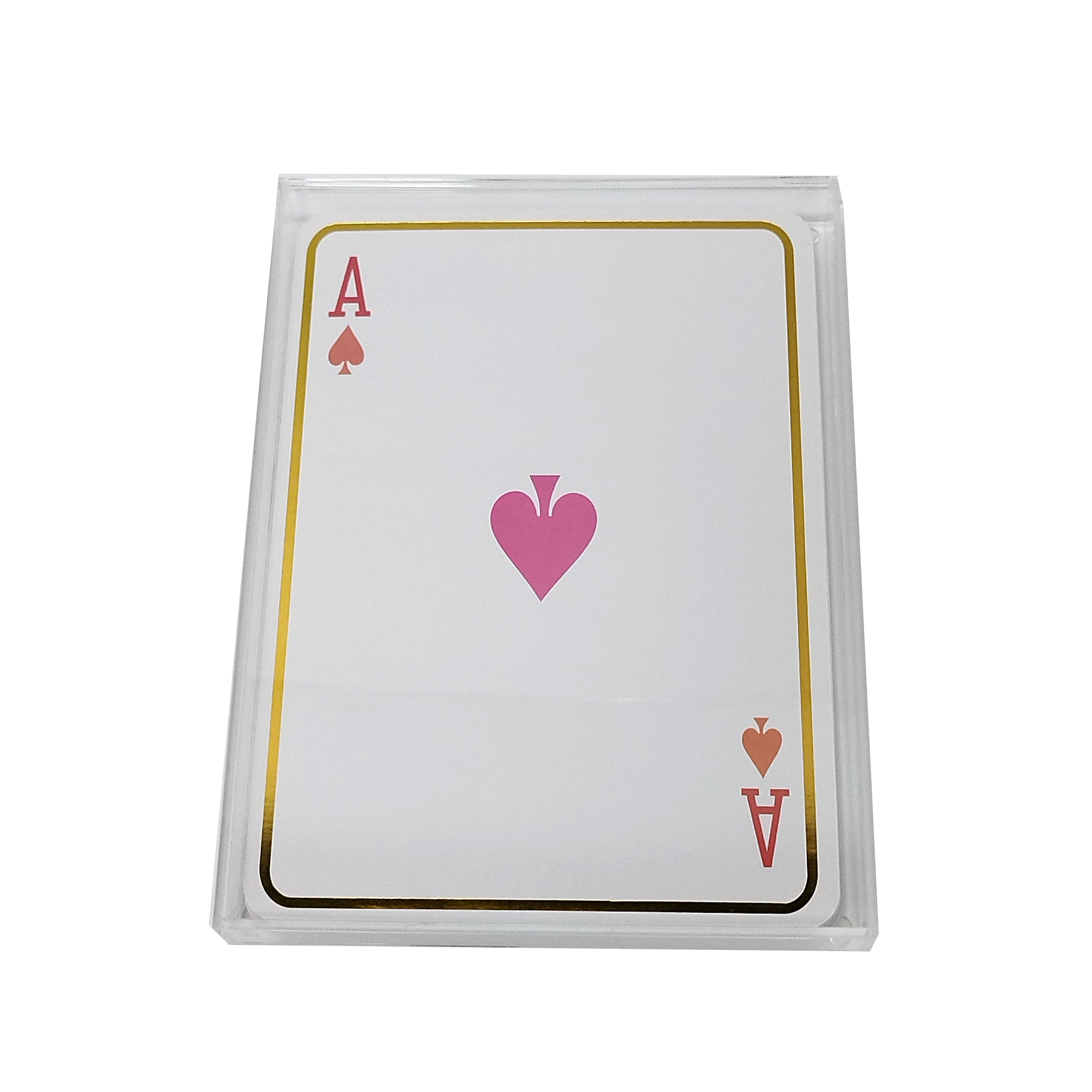 Jumbo Pink & Orange Playing Cards by Ashland®