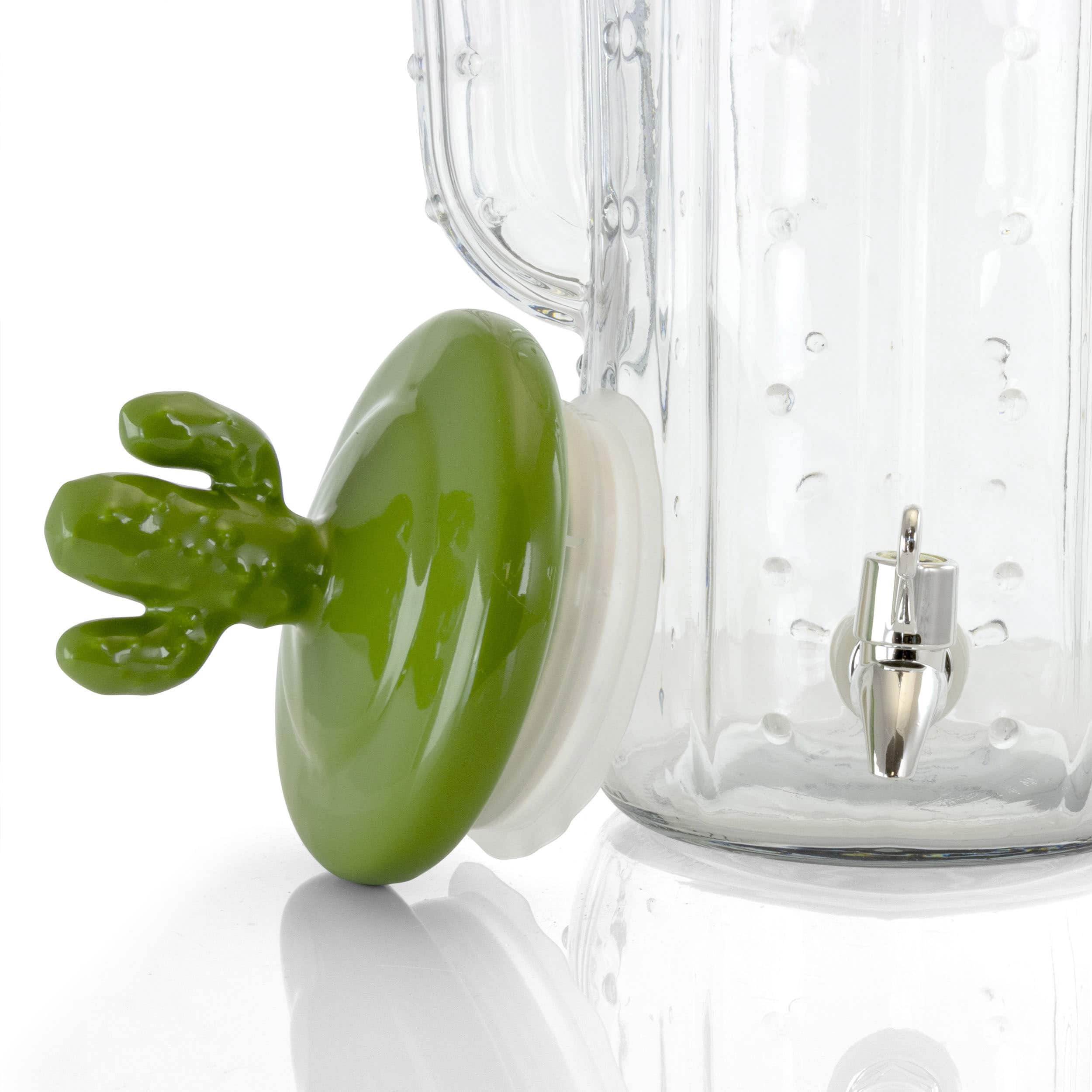Gibson Home® 1.3gal. Cactus Cooler Glass Drink Dispenser