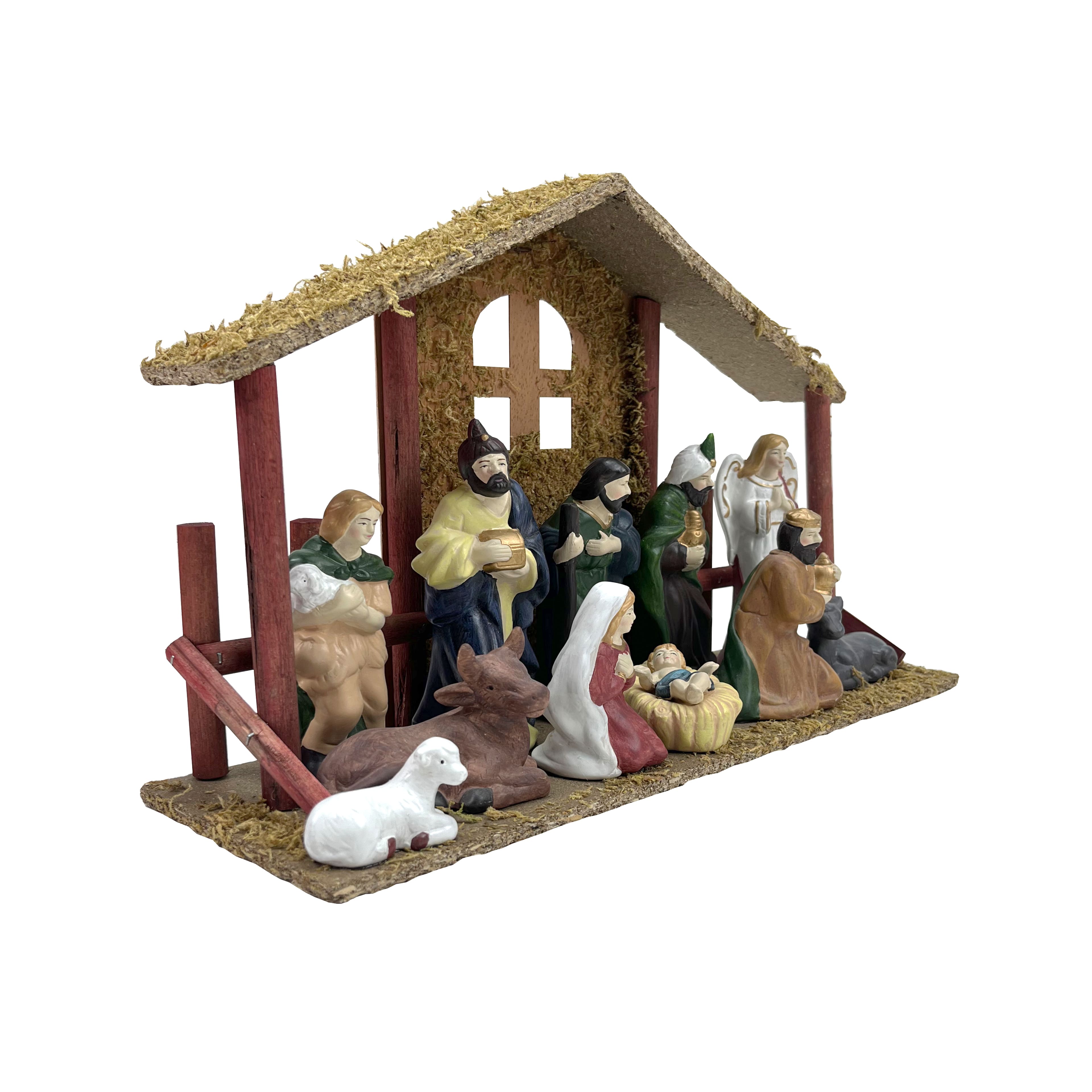 16.25&#x22; Ceramic Nativity Scene D&#xE9;cor Set by Ashland&#xAE;