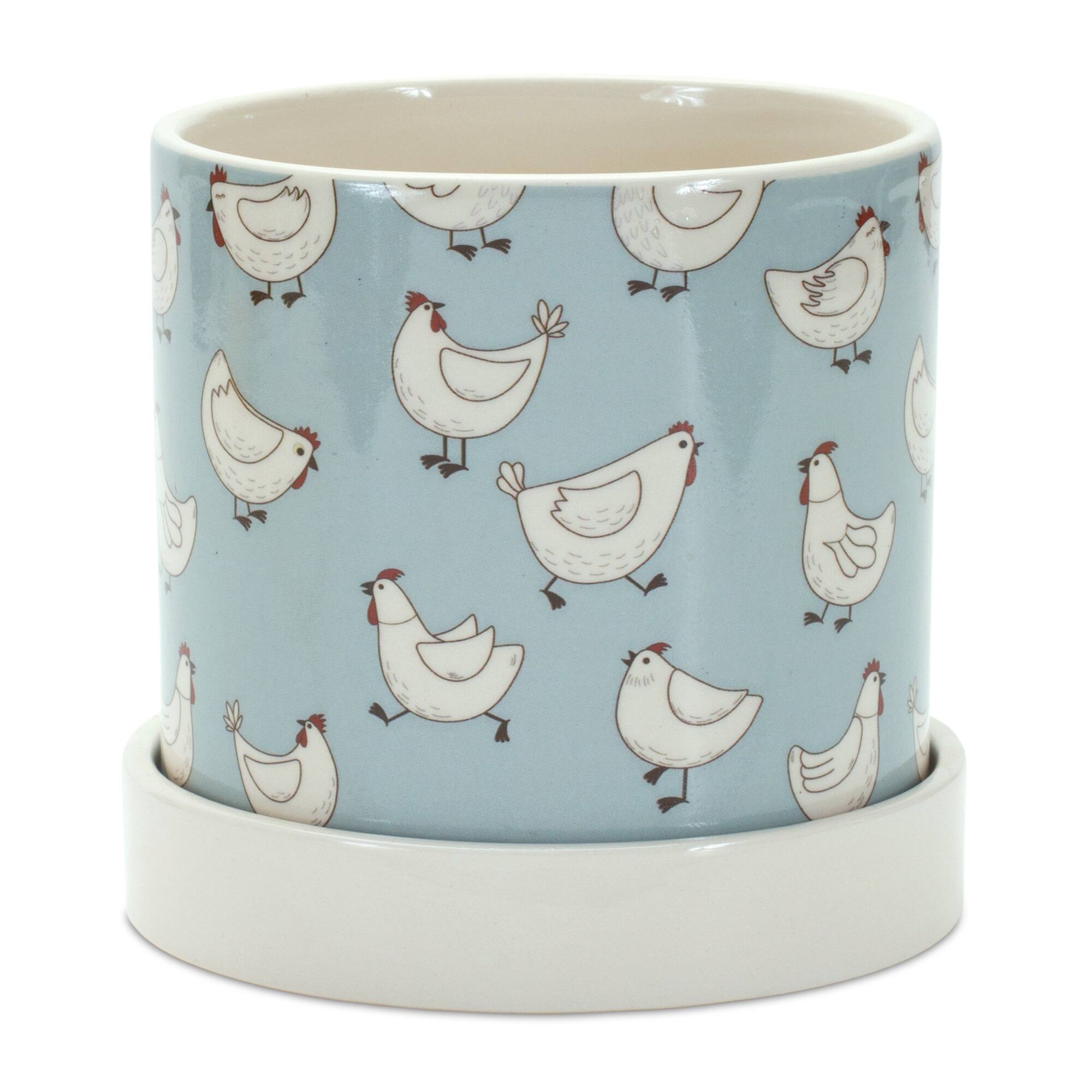 Chicken Pot Set with Plate