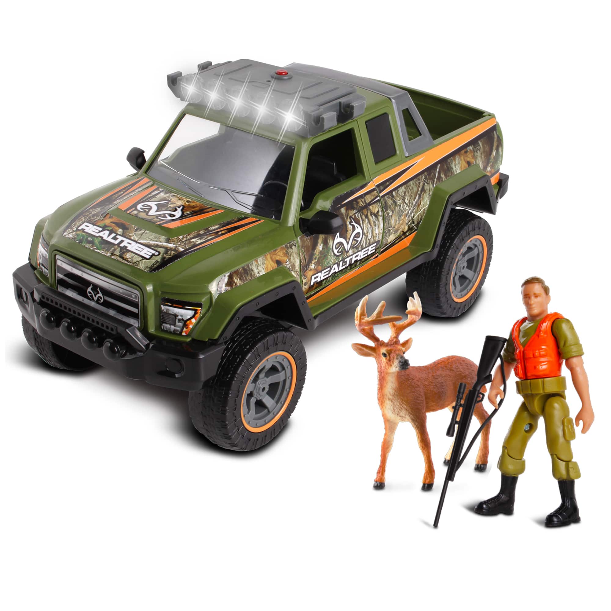 NKOK RealTree® 1:18 Scale 4 Piece Buck Hunting Playset