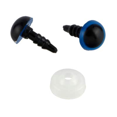 9mm Blue Craft Eyes by Loops & Threads®