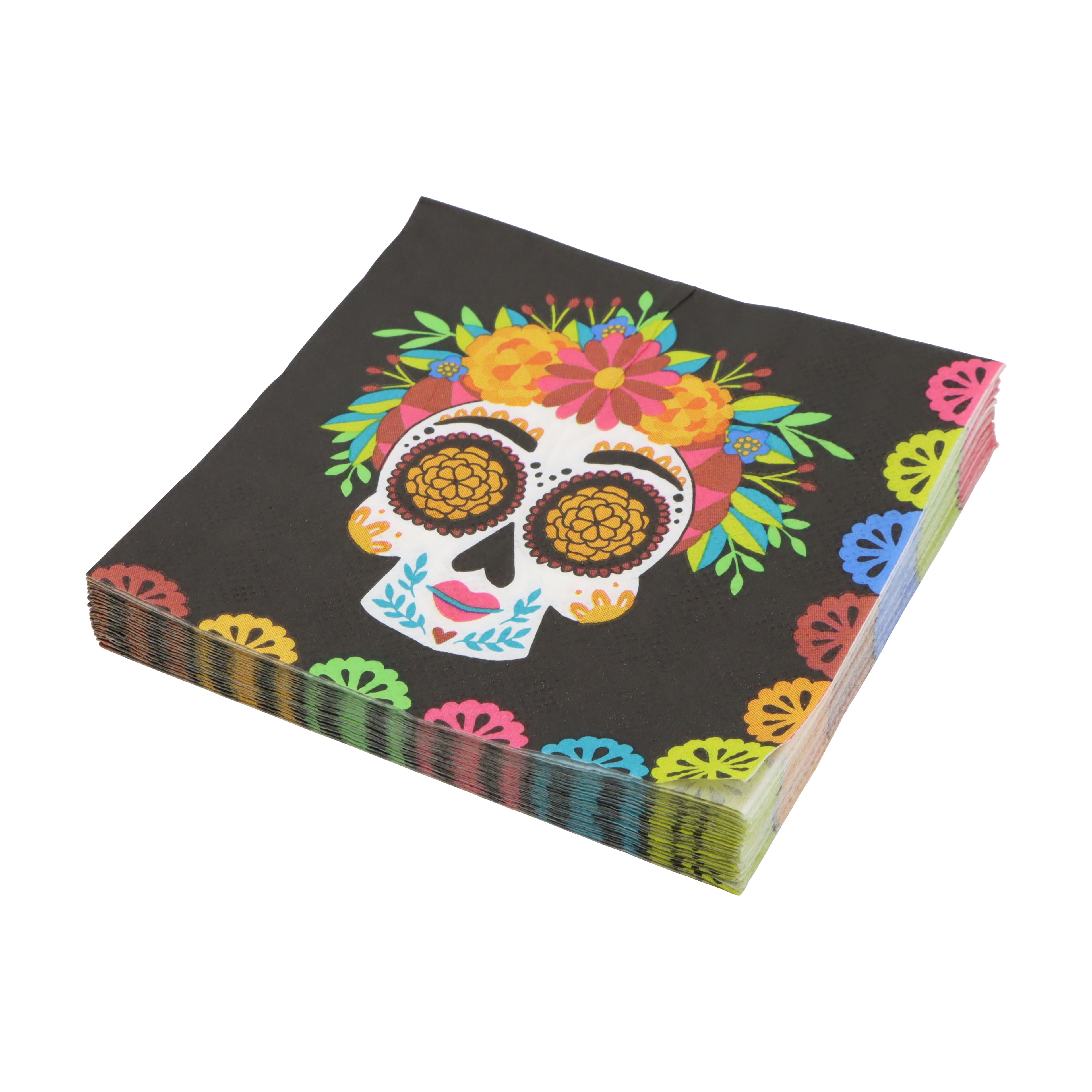 Sugar Skull Beverage Napkins, 20ct. by Ashland&#xAE;