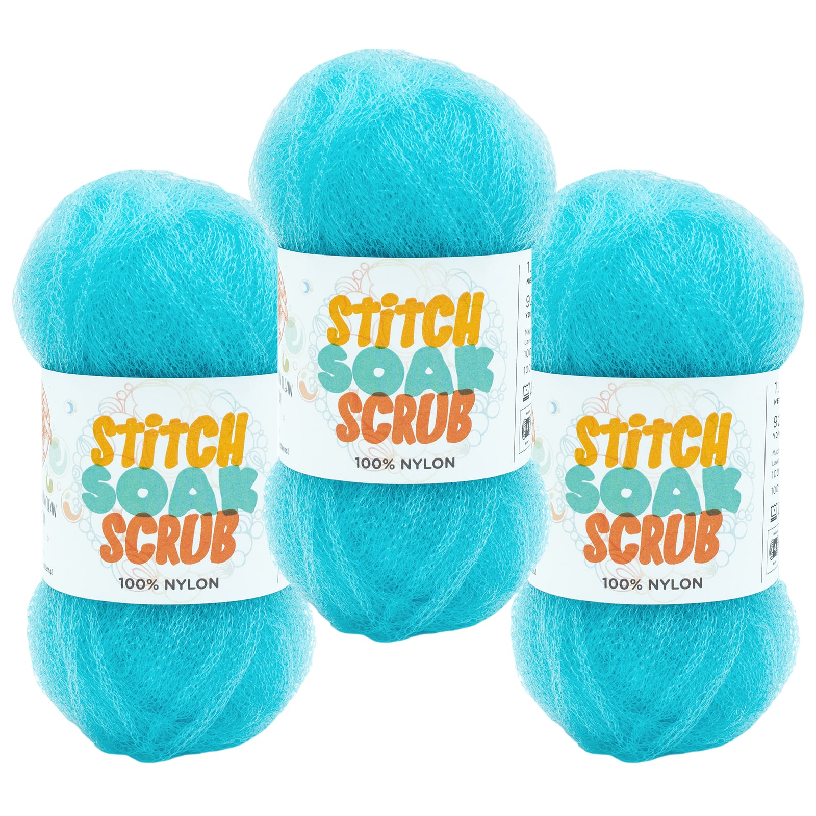3 Pack Lion Brand&#xAE; Stitch Soak Scrub Yarn