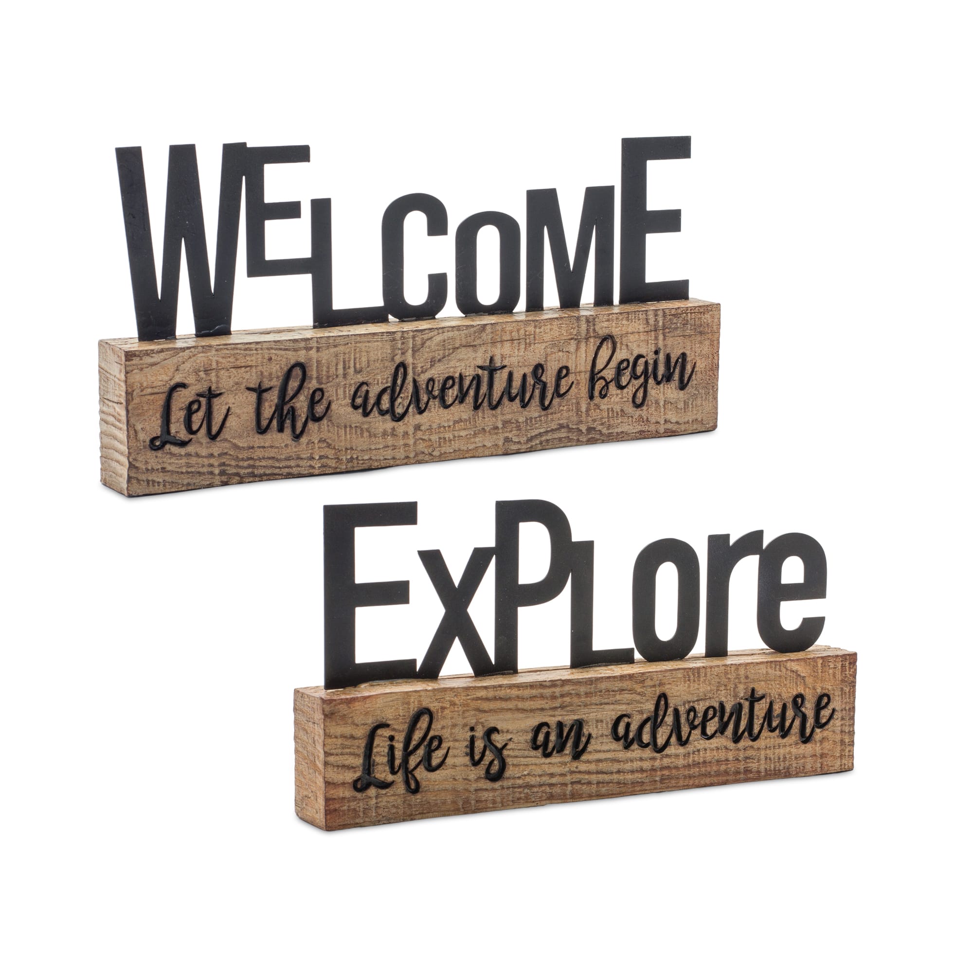 Explore &#x26; Welcome Sign Set