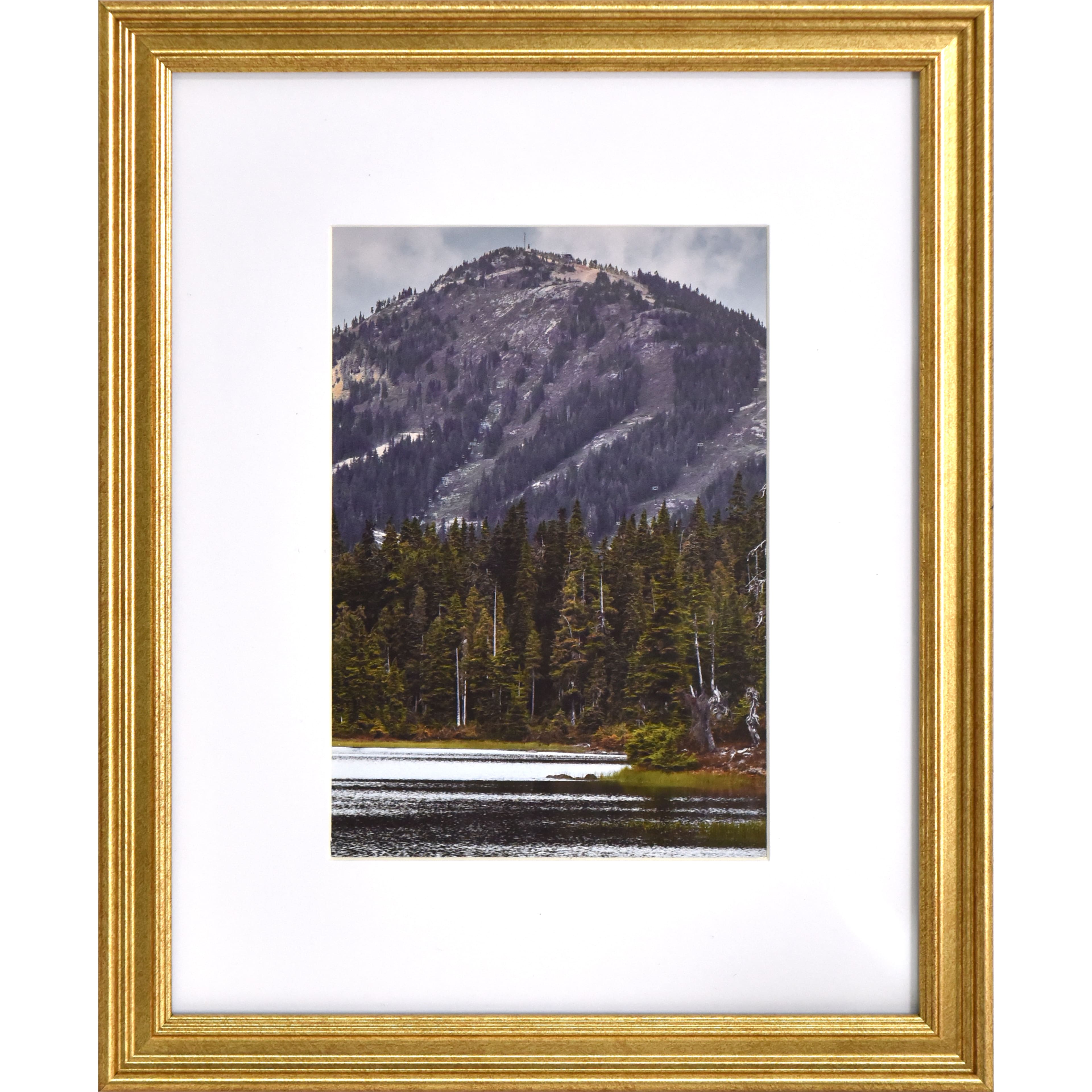 6 Packs: 3 ct. (18 total) Gallery™ Gold Frame with Mat by Studio Décor®