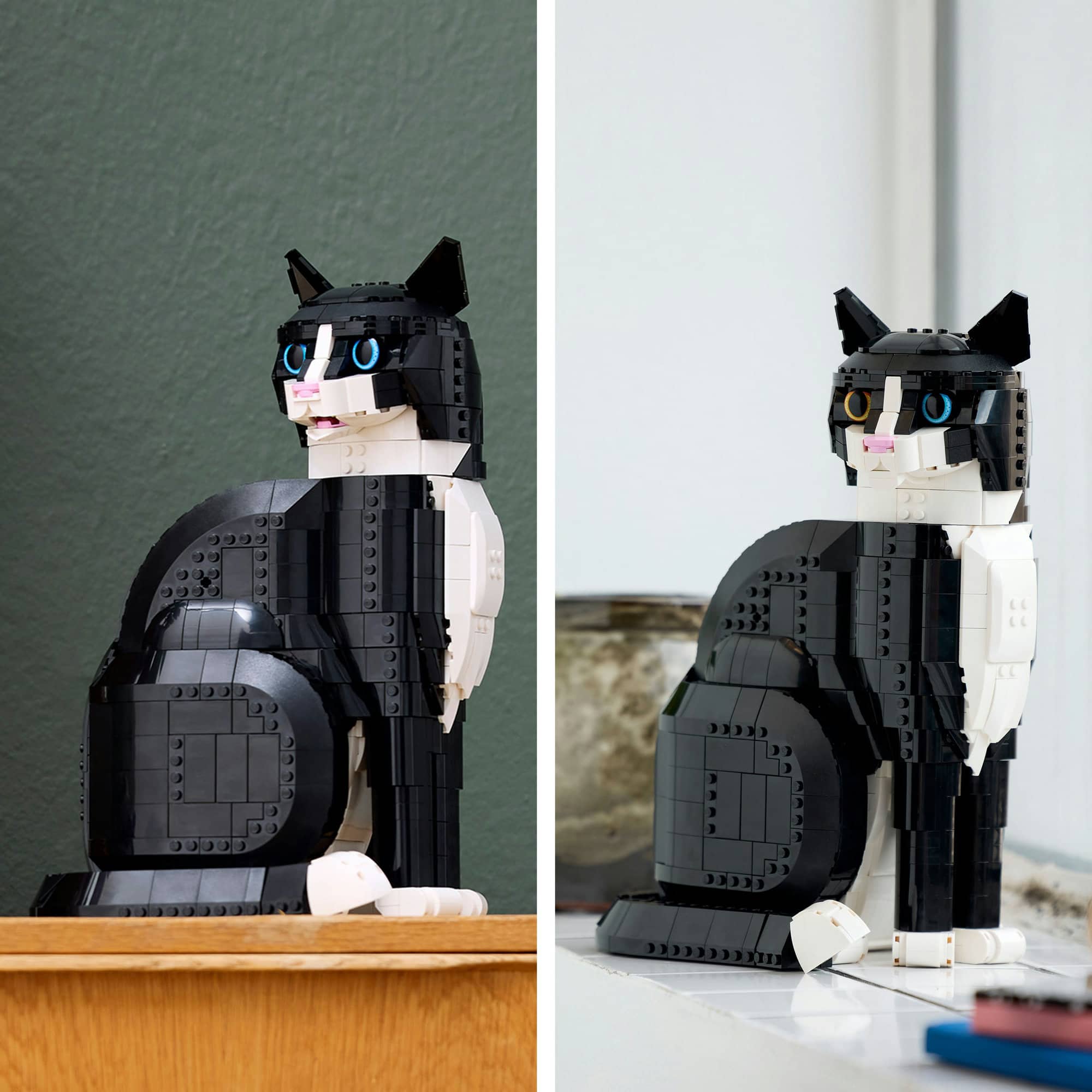 LEGO&#xAE; Ideas Tuxedo Cat, Gift Idea for Animal-Lovers 21349