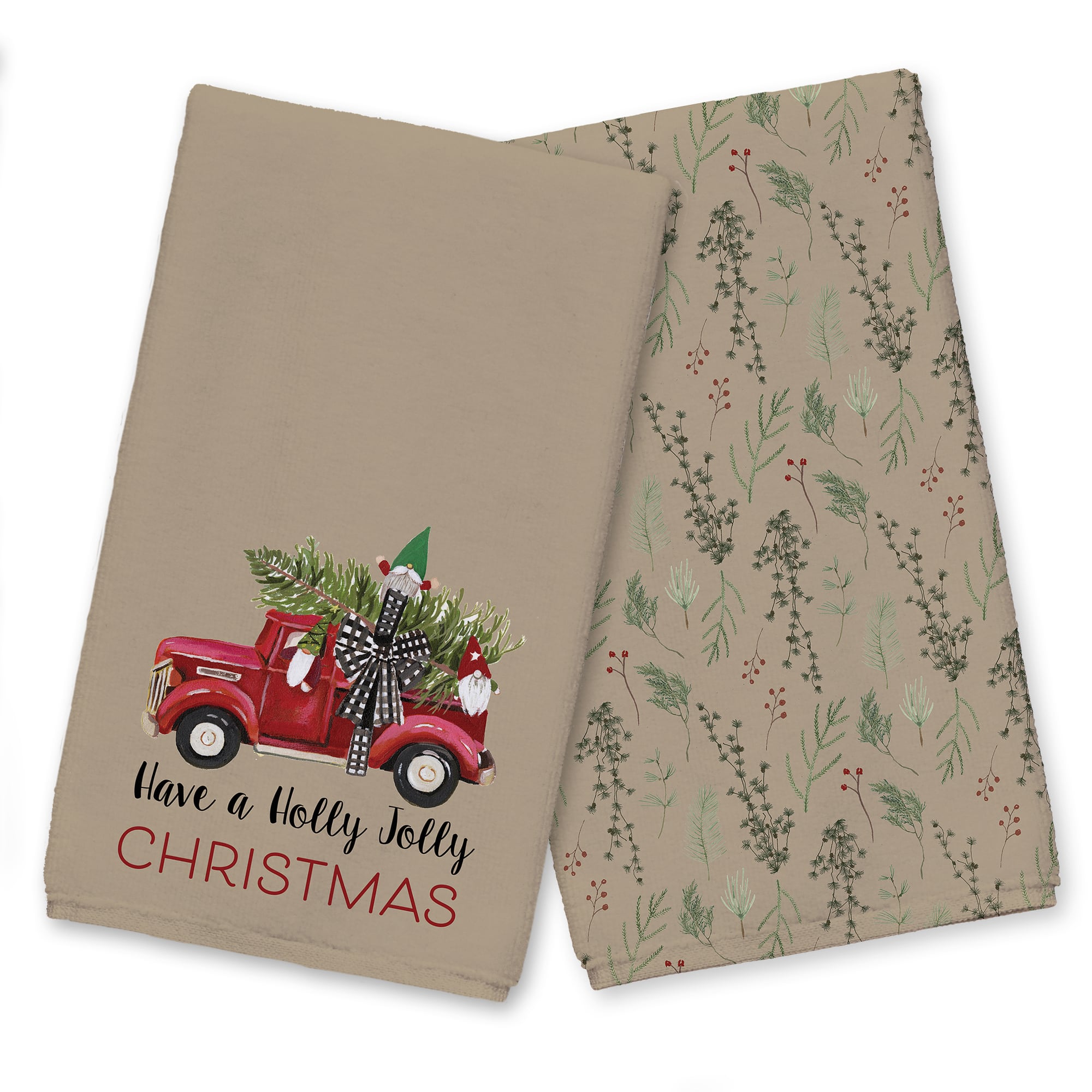 Have a Holly Jolly Christmas Kitchen Towel