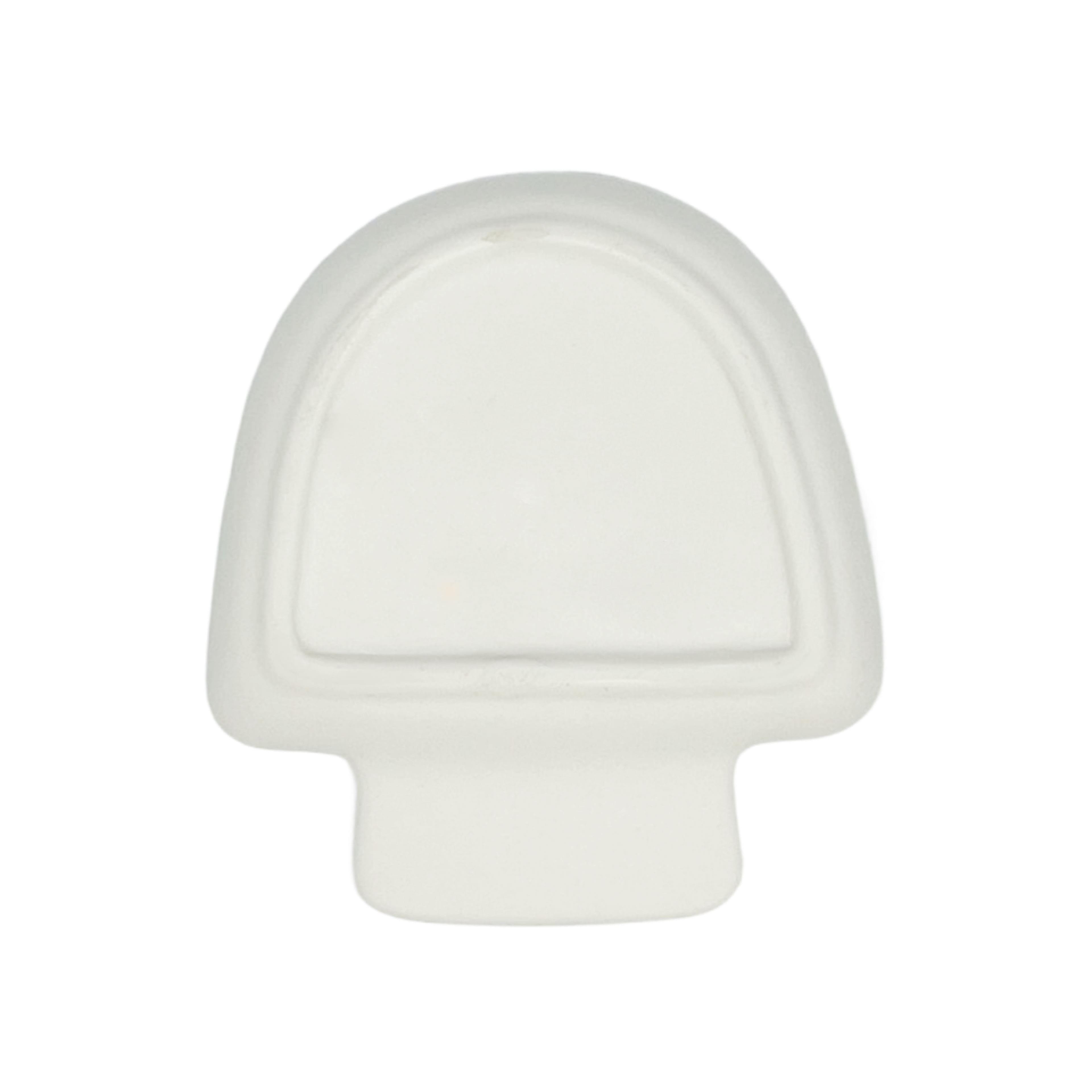 4.25&#x22; Mushroom-Shaped DIY Ceramic Trinket Tray by Make Market&#xAE;