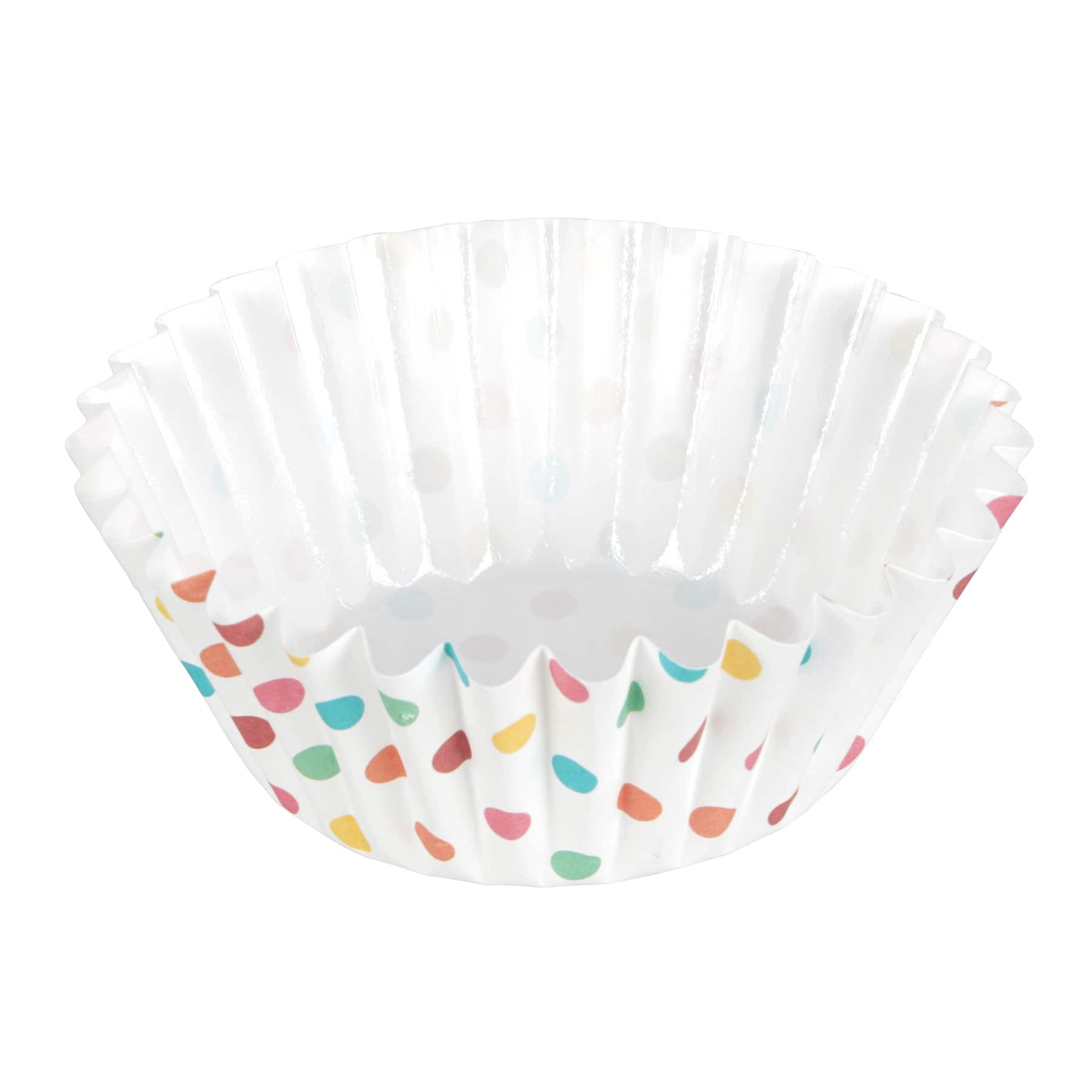 12 Packs: 36 ct. (432 total) Multicolor Polka Dot Grease Resistant Baking Cups by Celebrate It&#xAE;