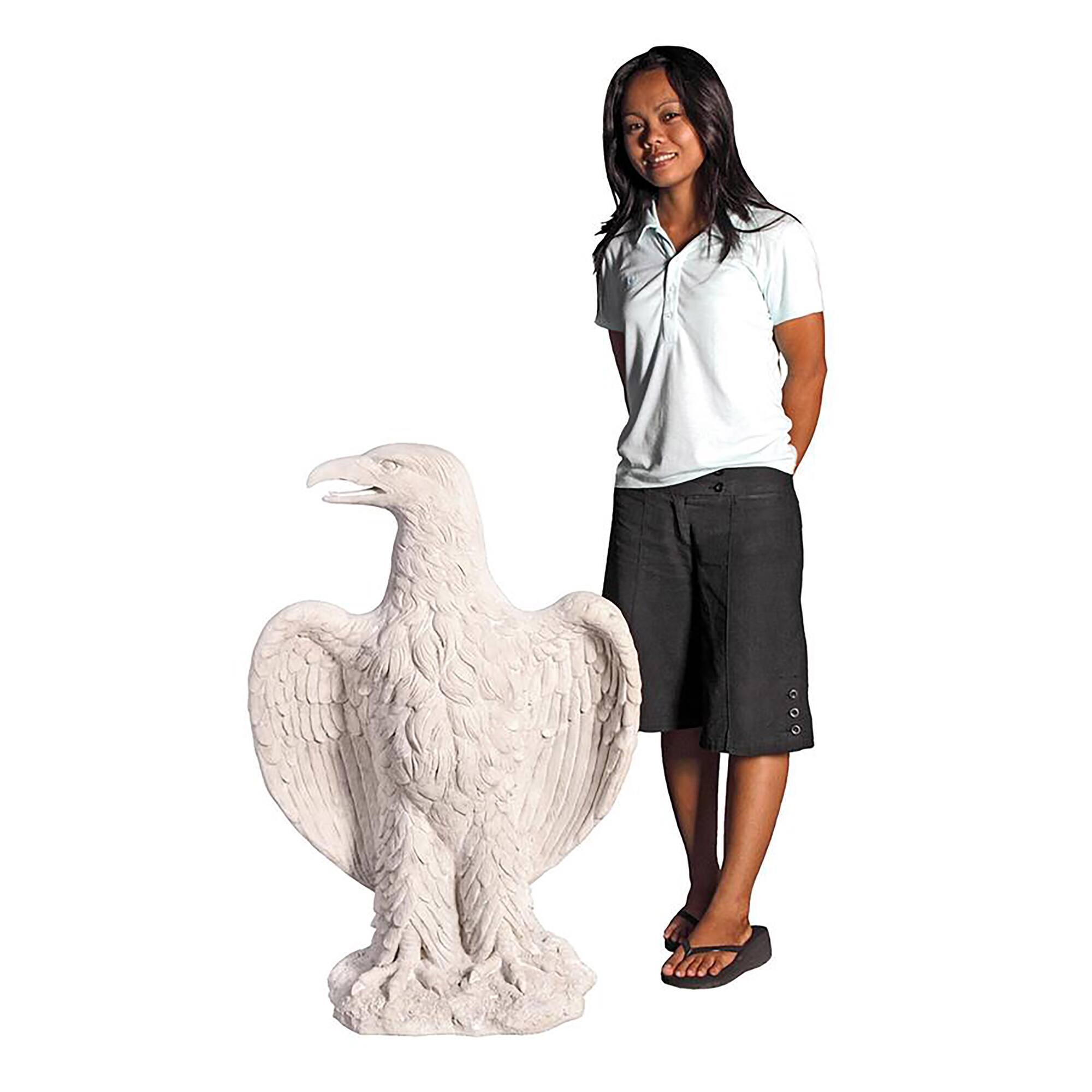 Design Toscano 3ft. America's Grand-Scale Left Facing Eagle Statue