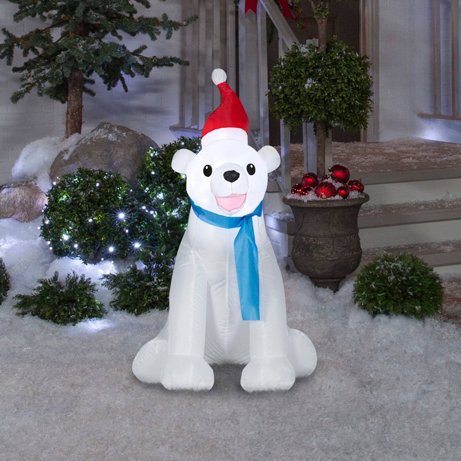 3.5ft. Airblown® Inflatable Christmas Polar Bear