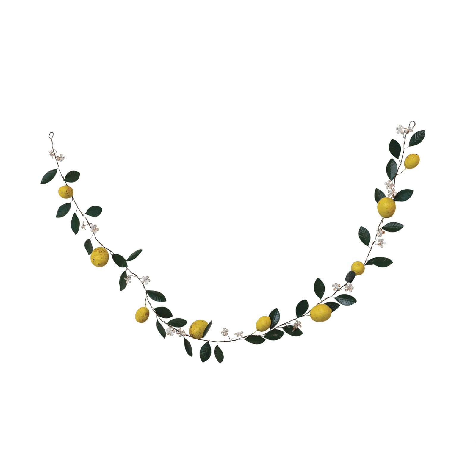 6ft. Lemons &#x26; Leaves Metal Garland