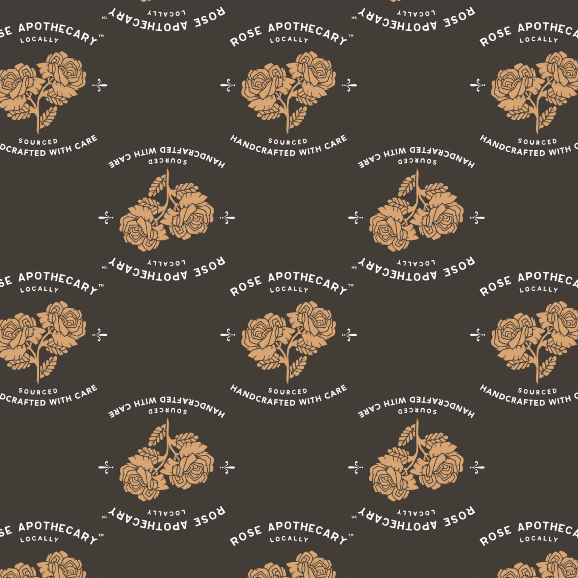 Schitt&#x27;s Creek&#xAE; Charcoal Rose Apothecary&#x2122; Cotton Fabric