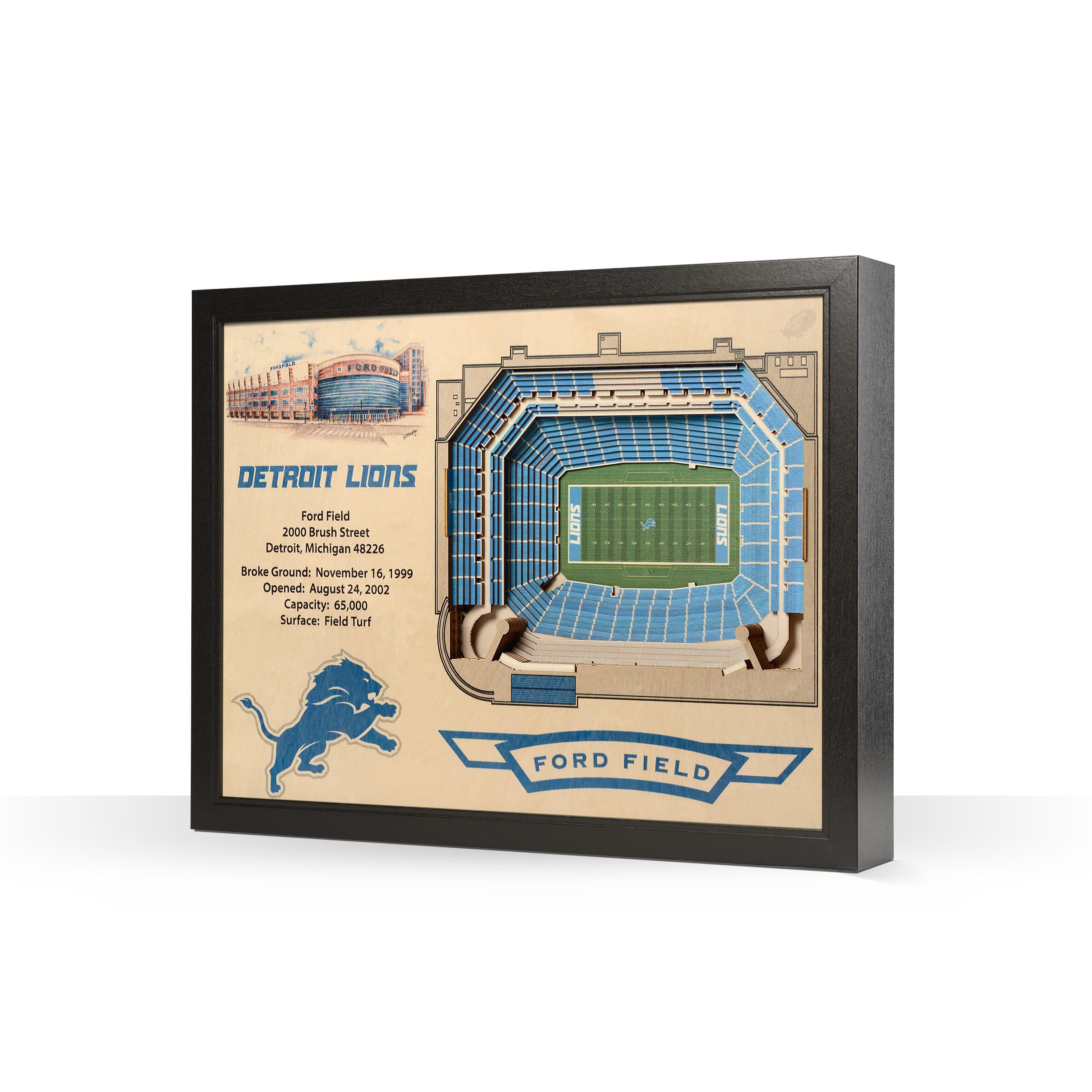 NFL 25 Layer StadiumView Wall Art