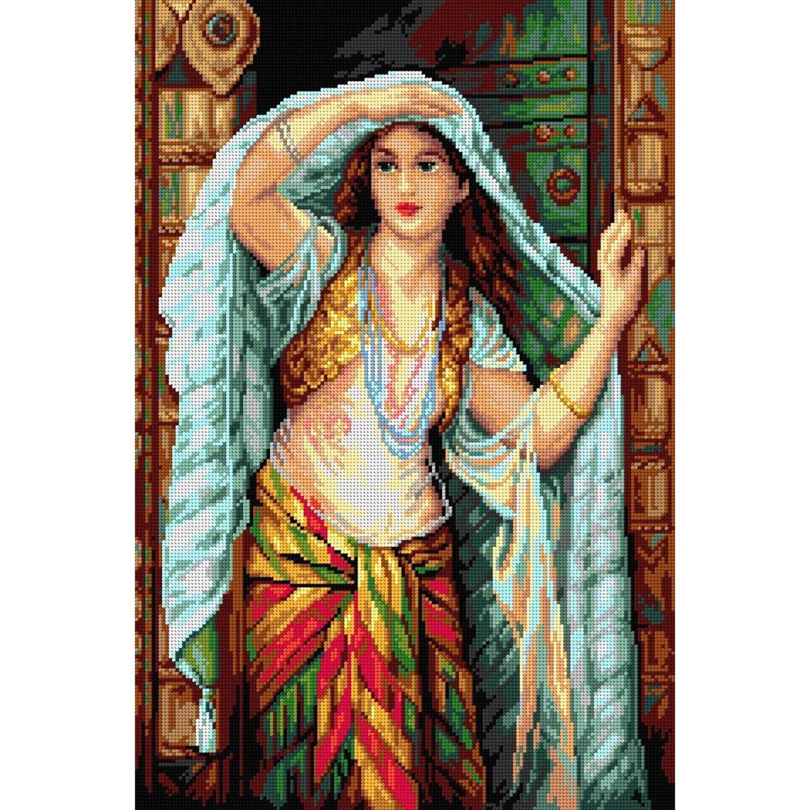 Orchidea Lady of Baghdad Gobelin Canvas Cross Stitch Kit