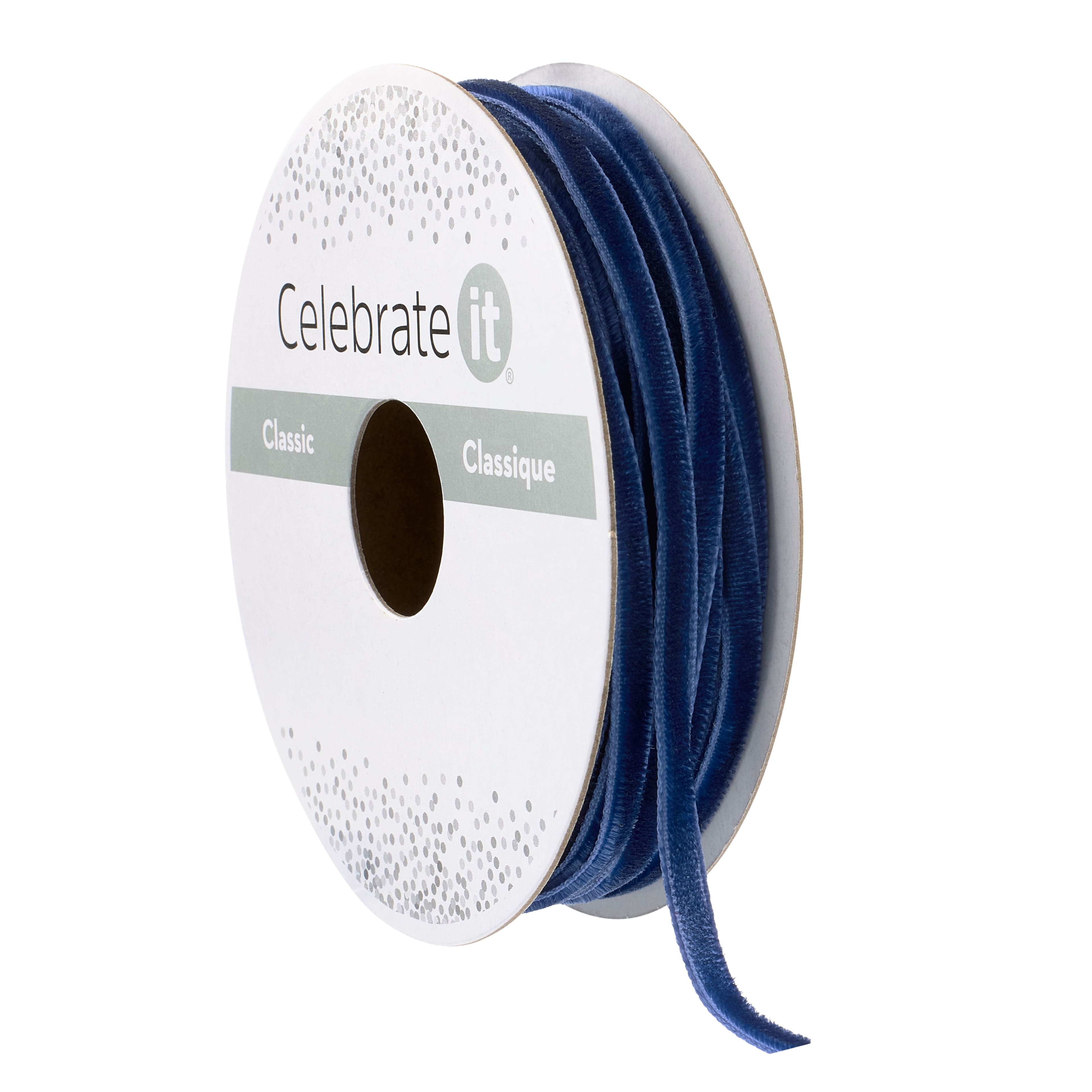 1/8" x 10yd. Velvet Ribbon by Celebrate It™ Classic