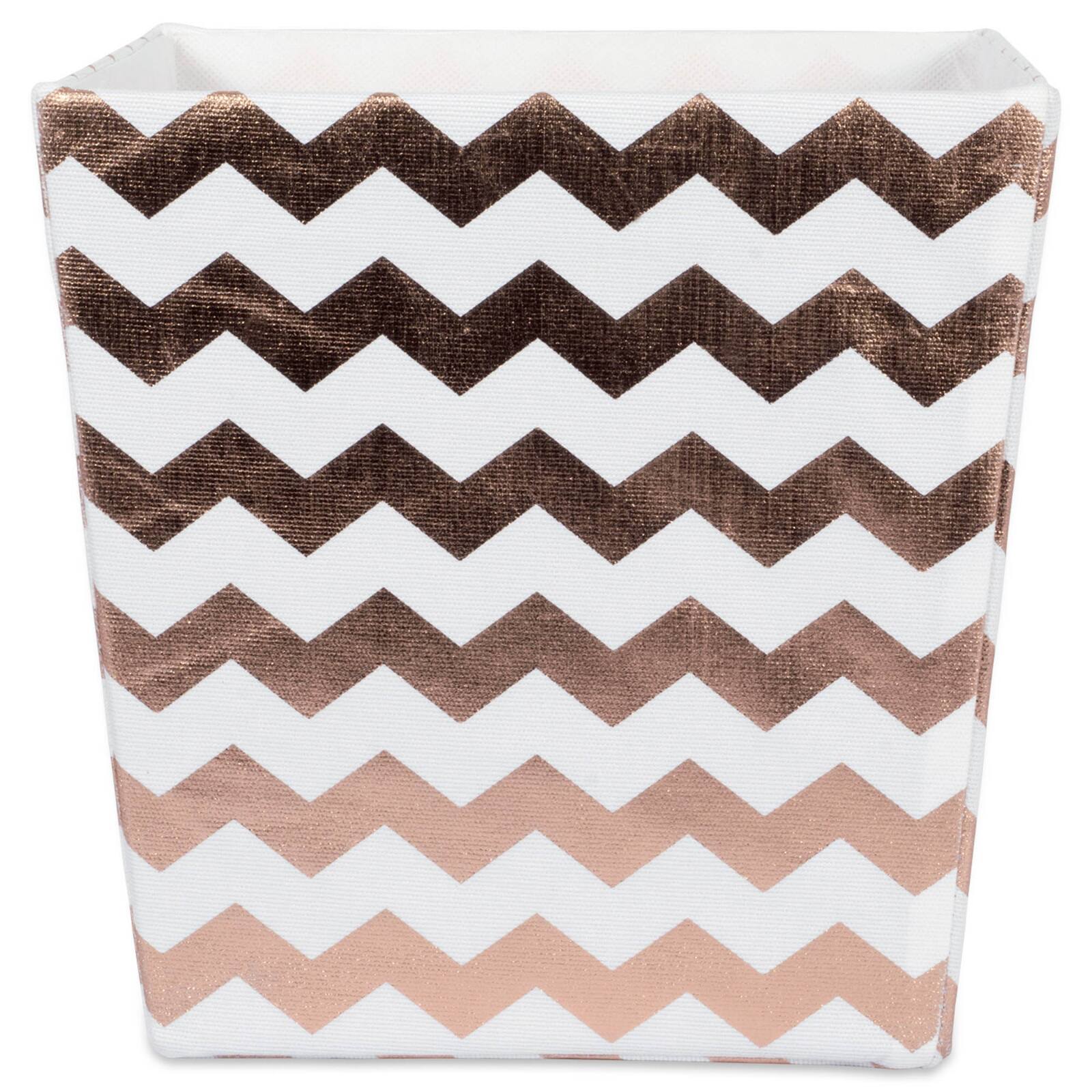 DII® 11" Trapezoid Polyester Chevron Storage Bin