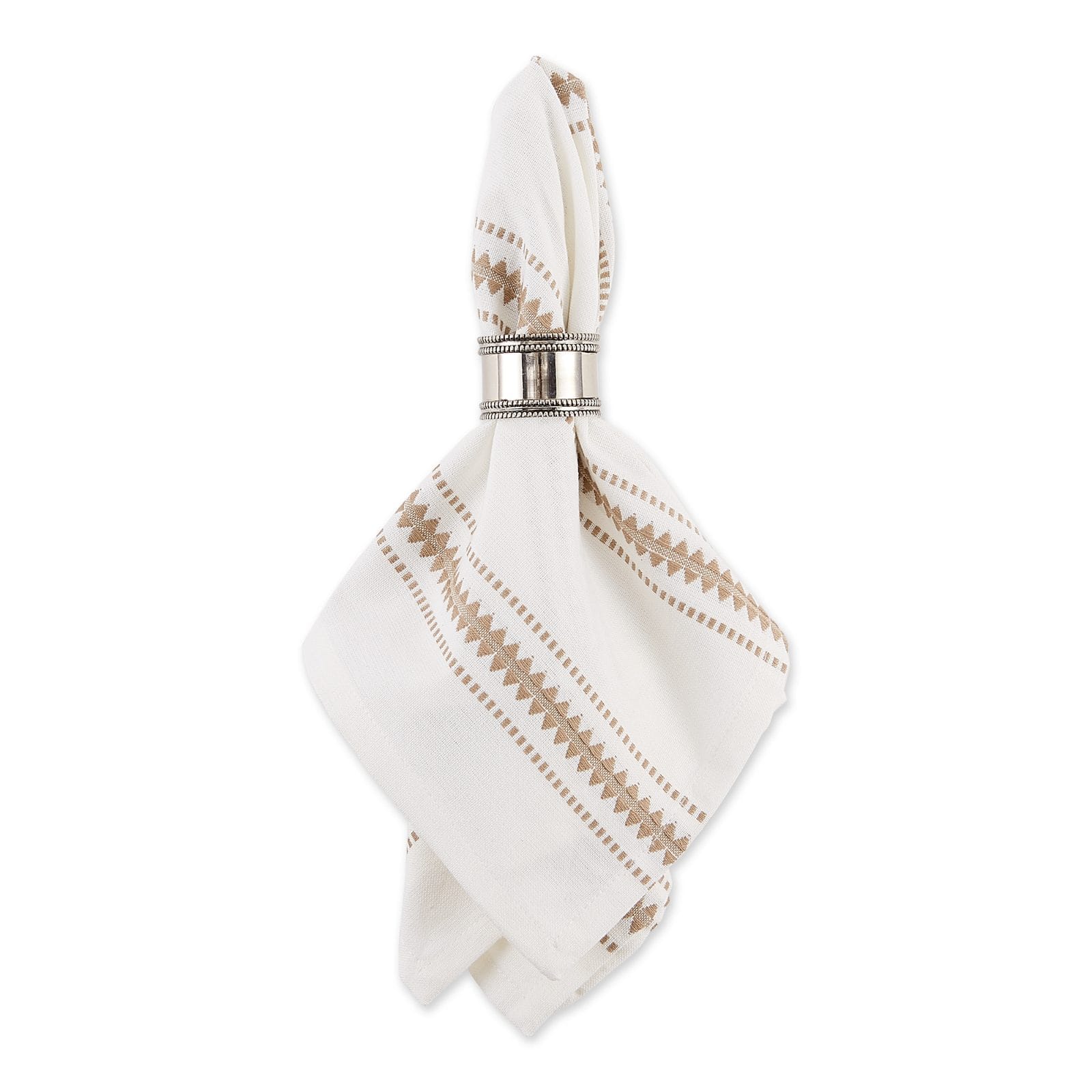 DII® Stone Zig Dobby Stripe Cloth Dinner Napkins, 6ct.
