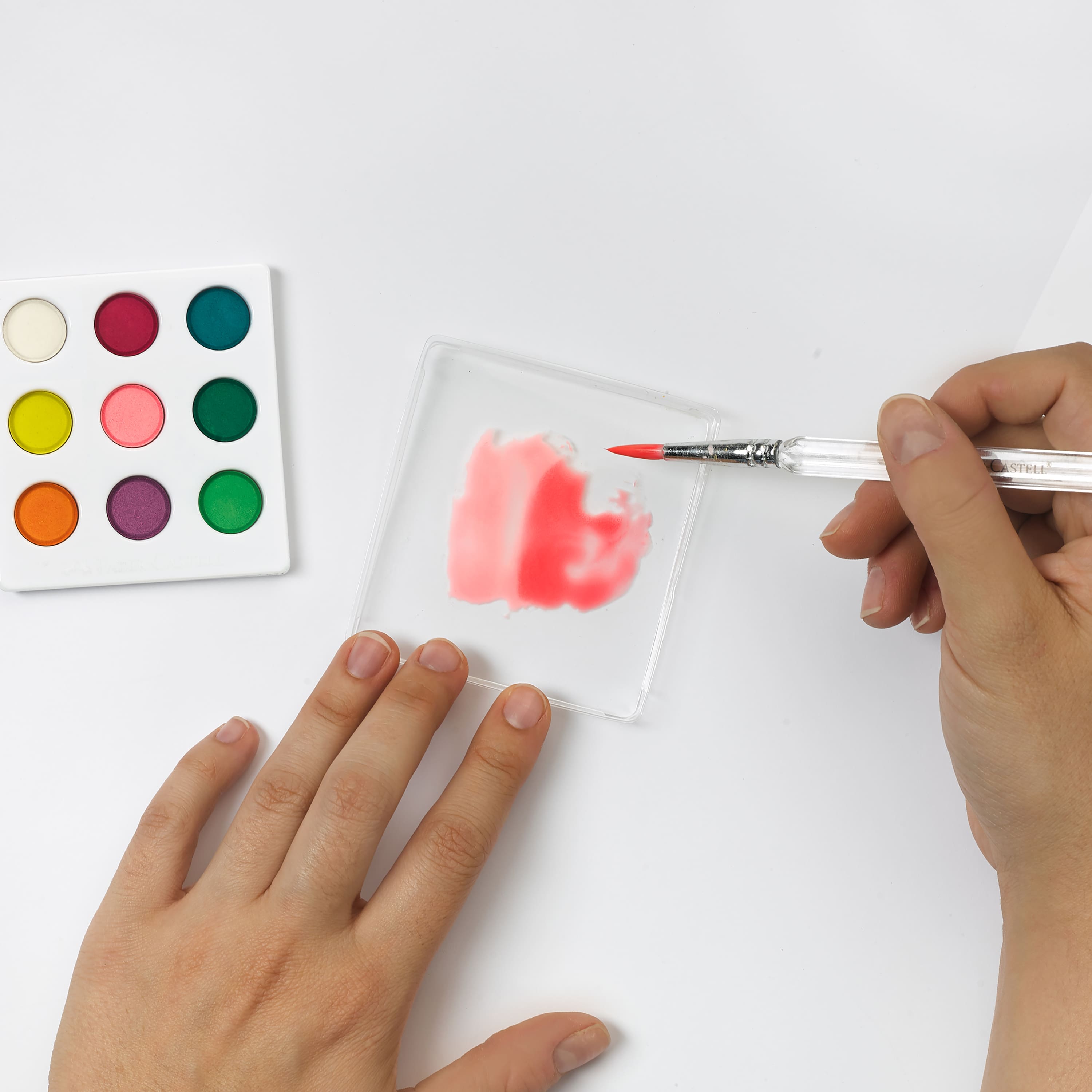 Faber-Castell Bold Floral Paint by Number Watercolor Set