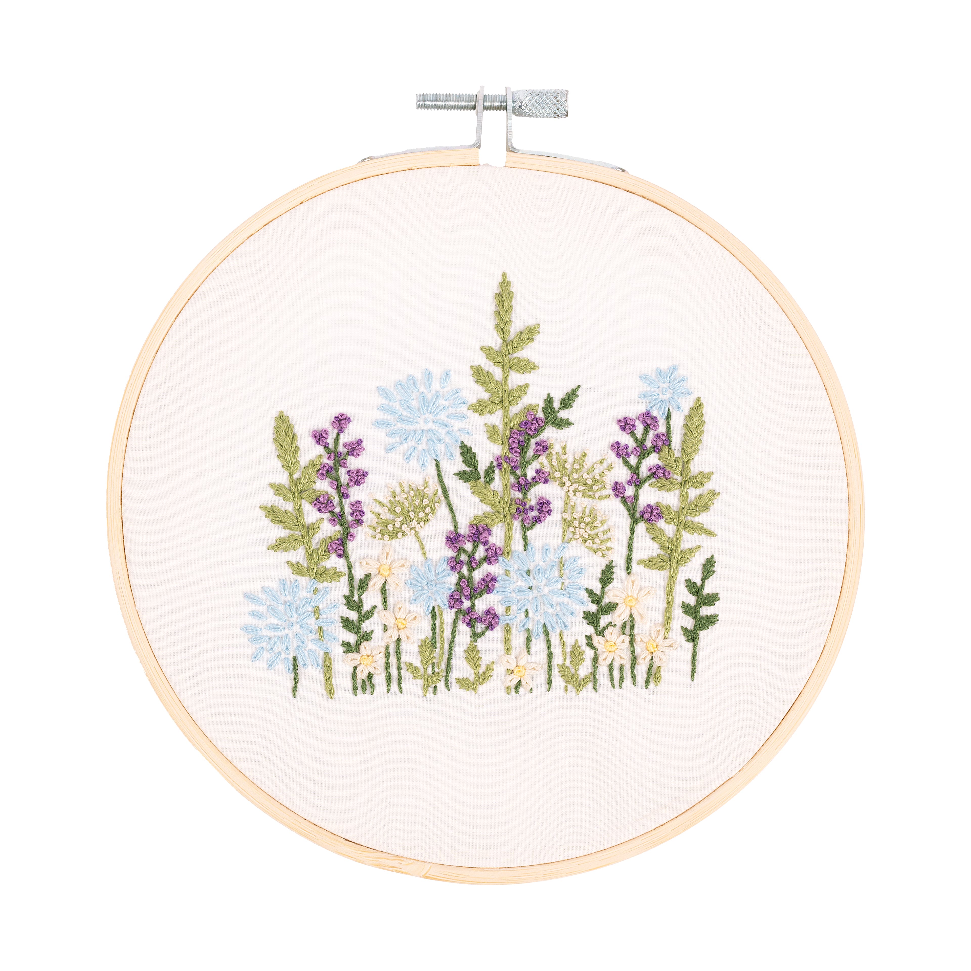DMC&#xAE; Wild Blooms Intermediate Embroidery Kit with Hoop