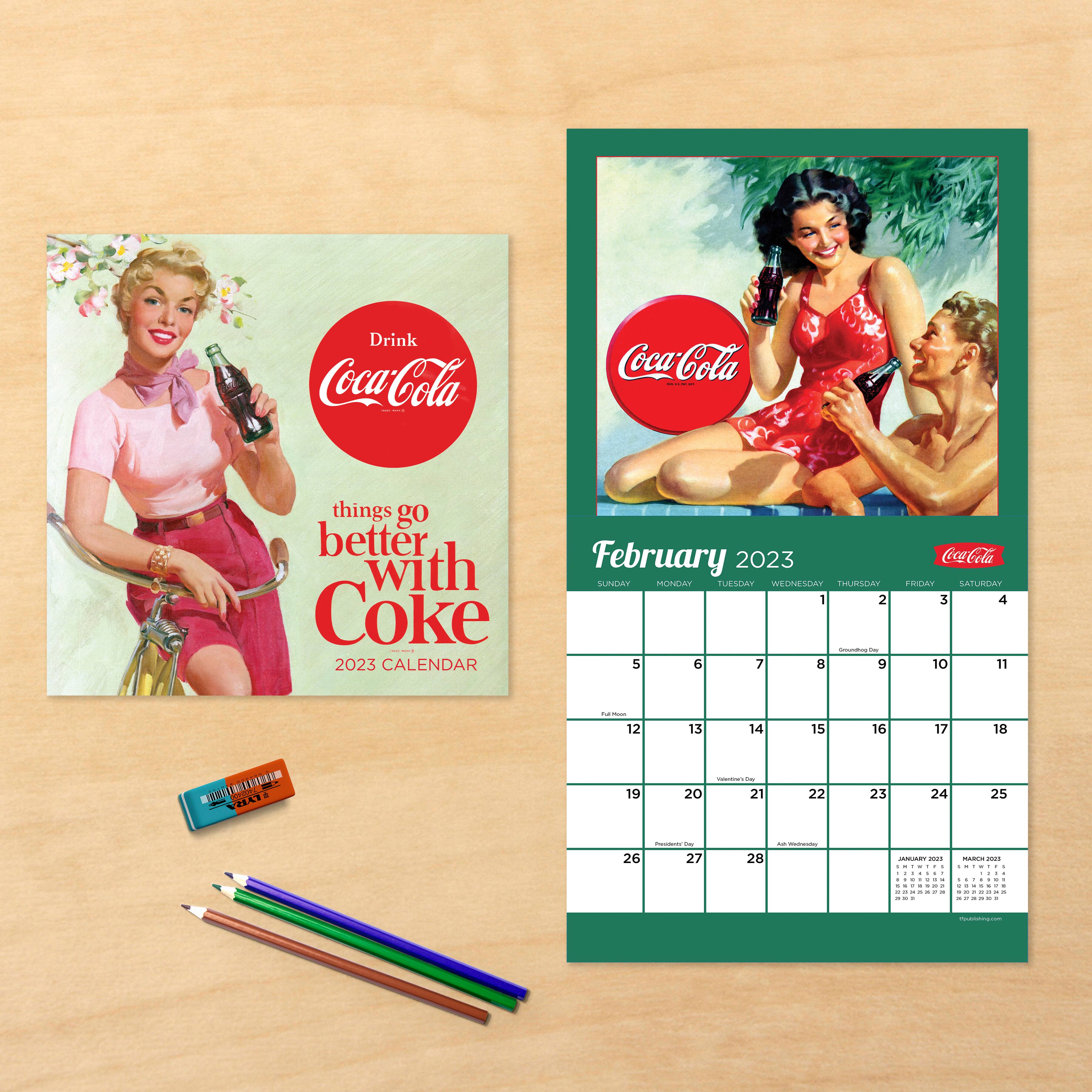 TF Publishing 2023 CocaCola Mini Calendar Michaels