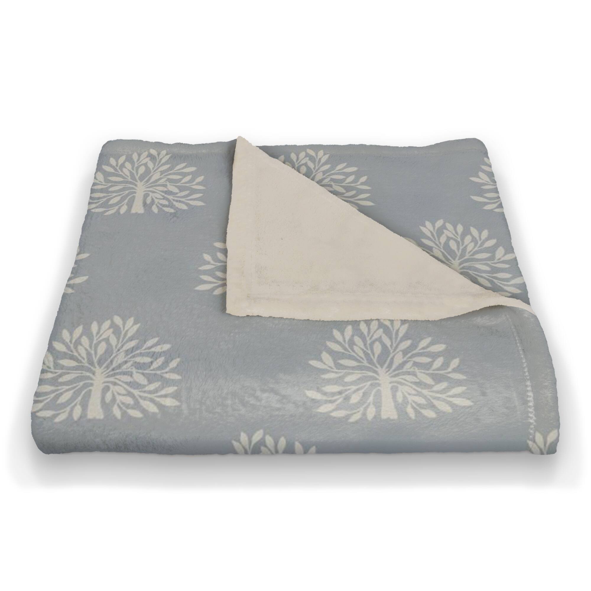 Blooming Bush Coral Fleece Blanket