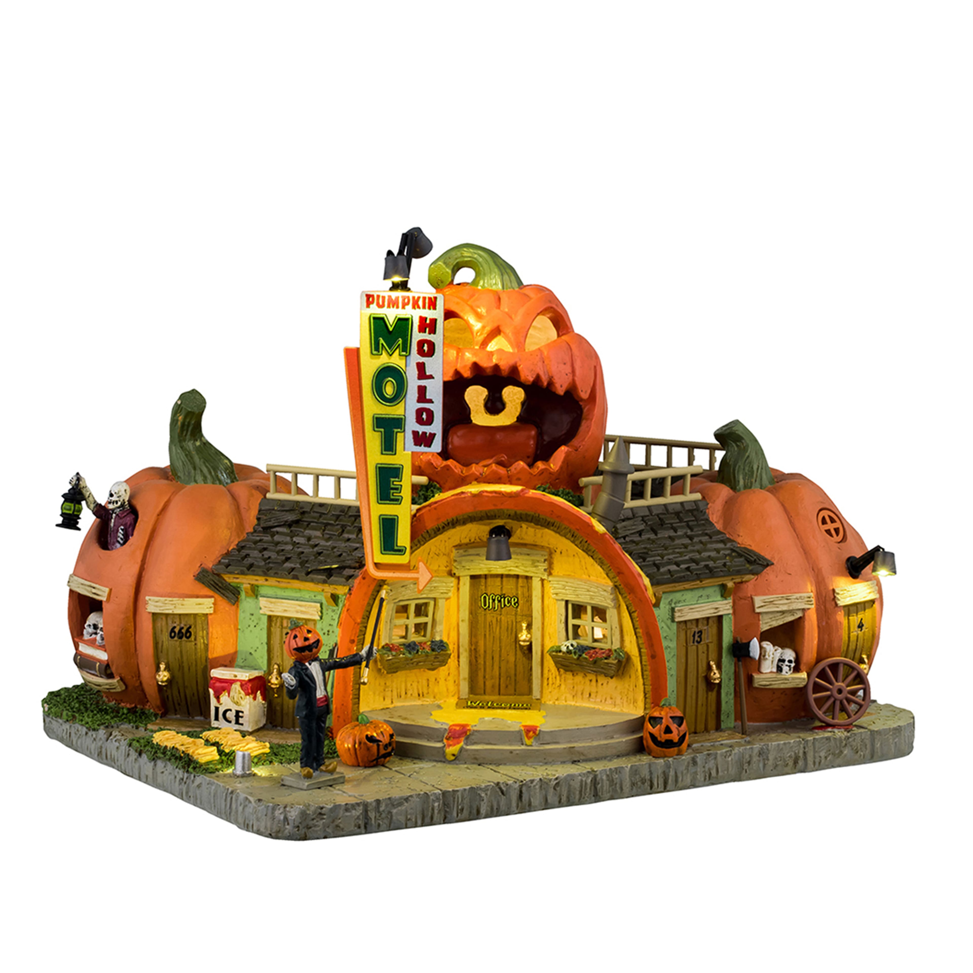 Lemax Spooky Town Pumpkin Hollow Motel