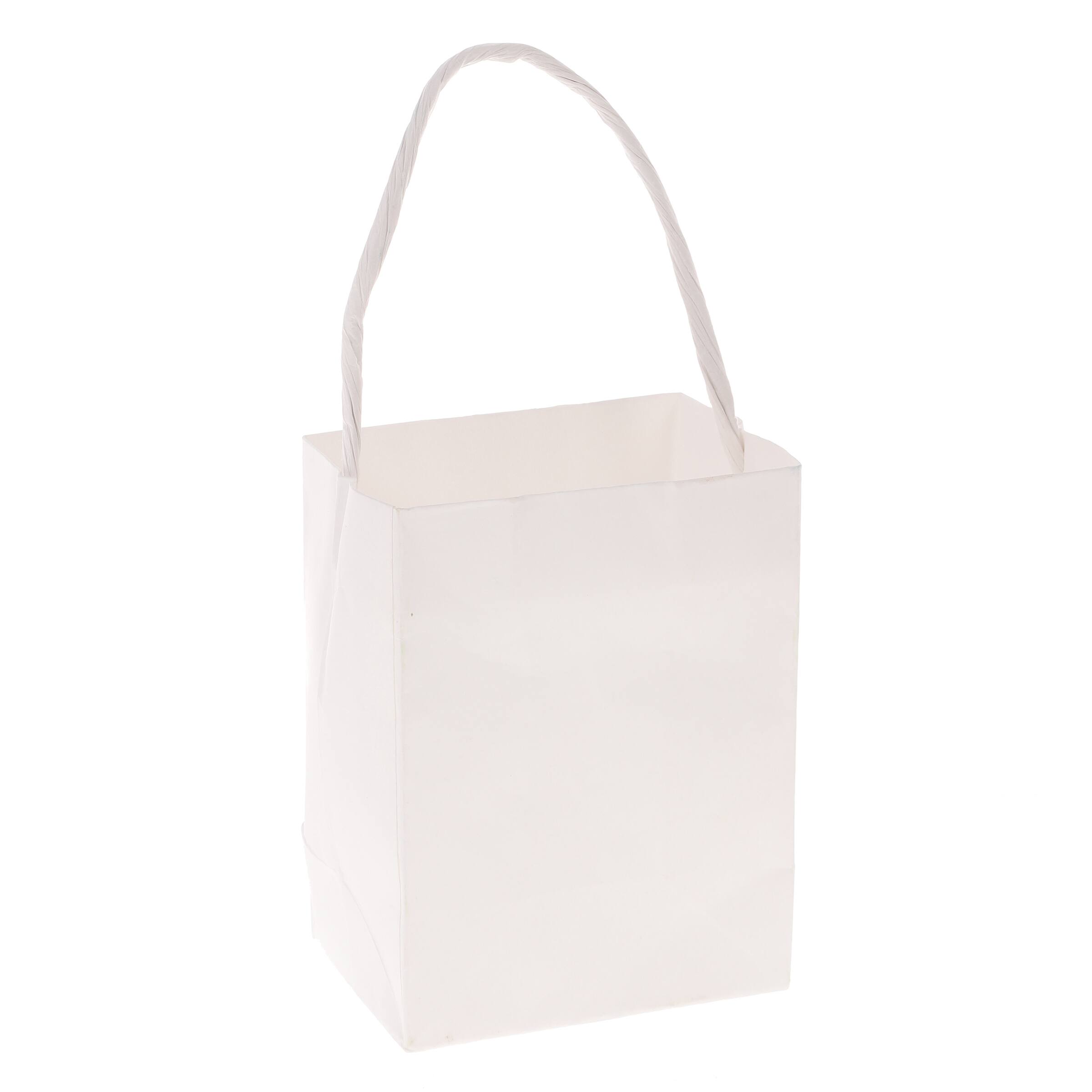 mini white gift bags