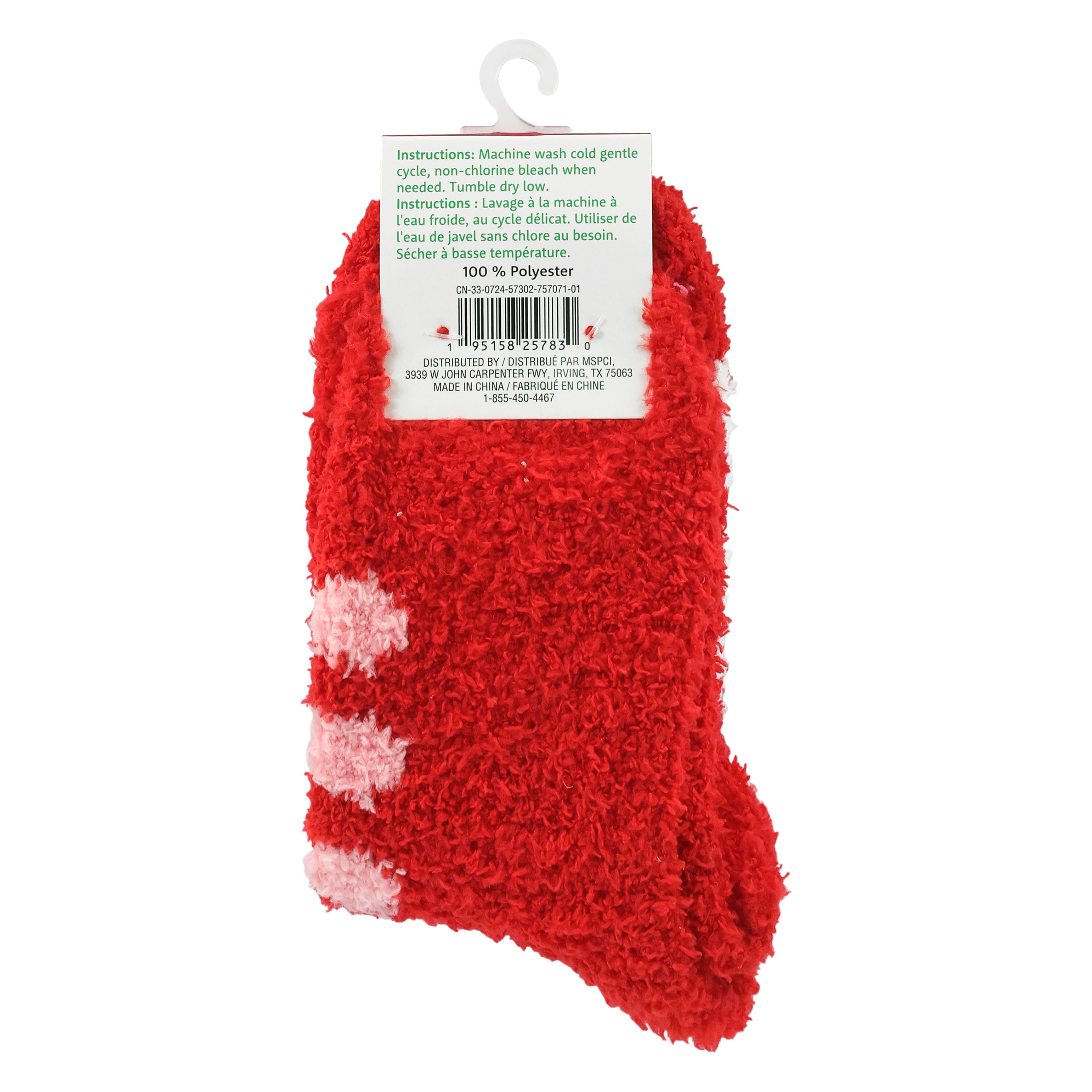 Santa Fuzzy Socks by Creatology&#x2122;