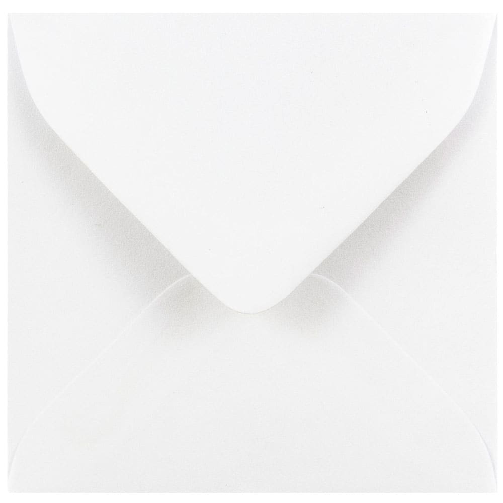JAM Paper 3" White Square Invitation Envelopes