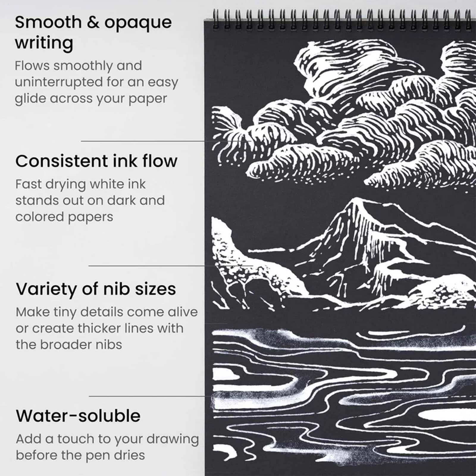 Arteza® White Gel Pen Set