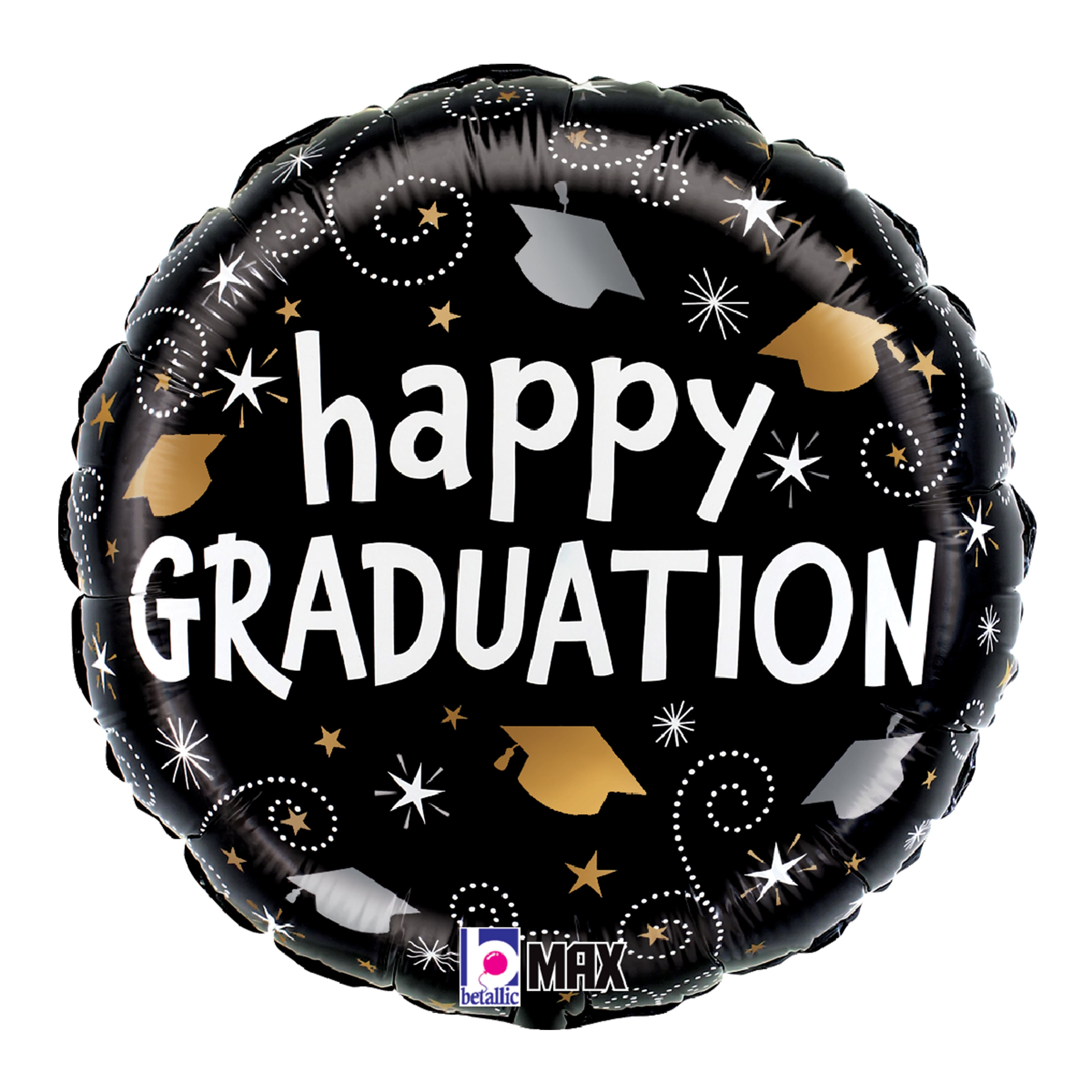 FOIL 18" GRADUATION SWIRLS - F