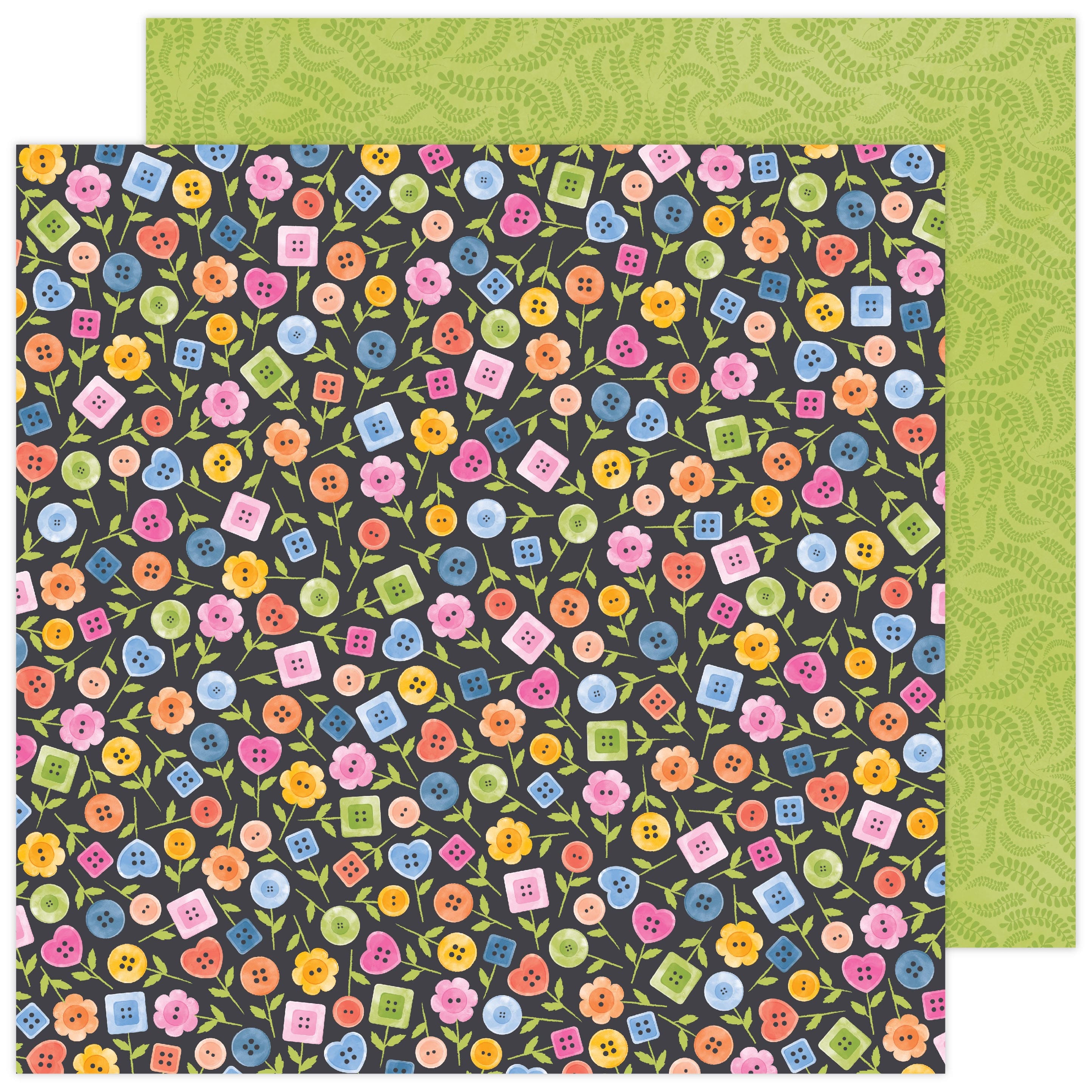 Paige Evans Garden Shoppe #18 12&#x22; x 12&#x22; Double-Sided Cardstock, 25 Sheets