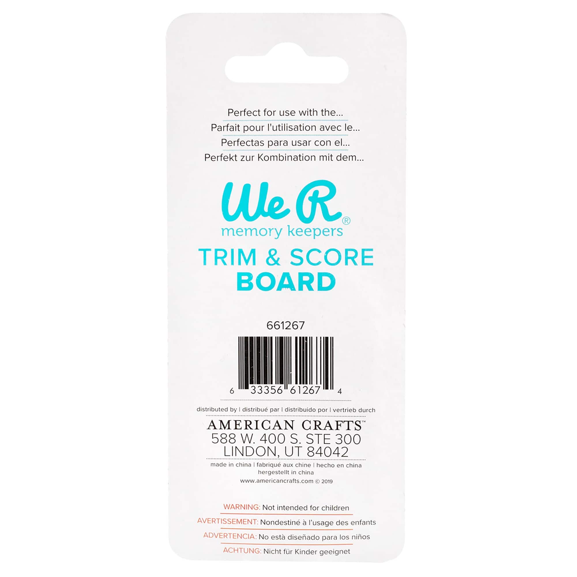 We R Memory Keepers® Trim & Score Board Replacement Blades, 2ct.