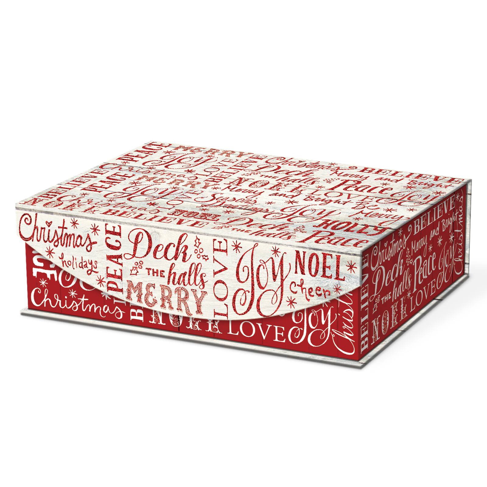 Medium Lettered Decorative Box by Ashland® Christmas Michaels