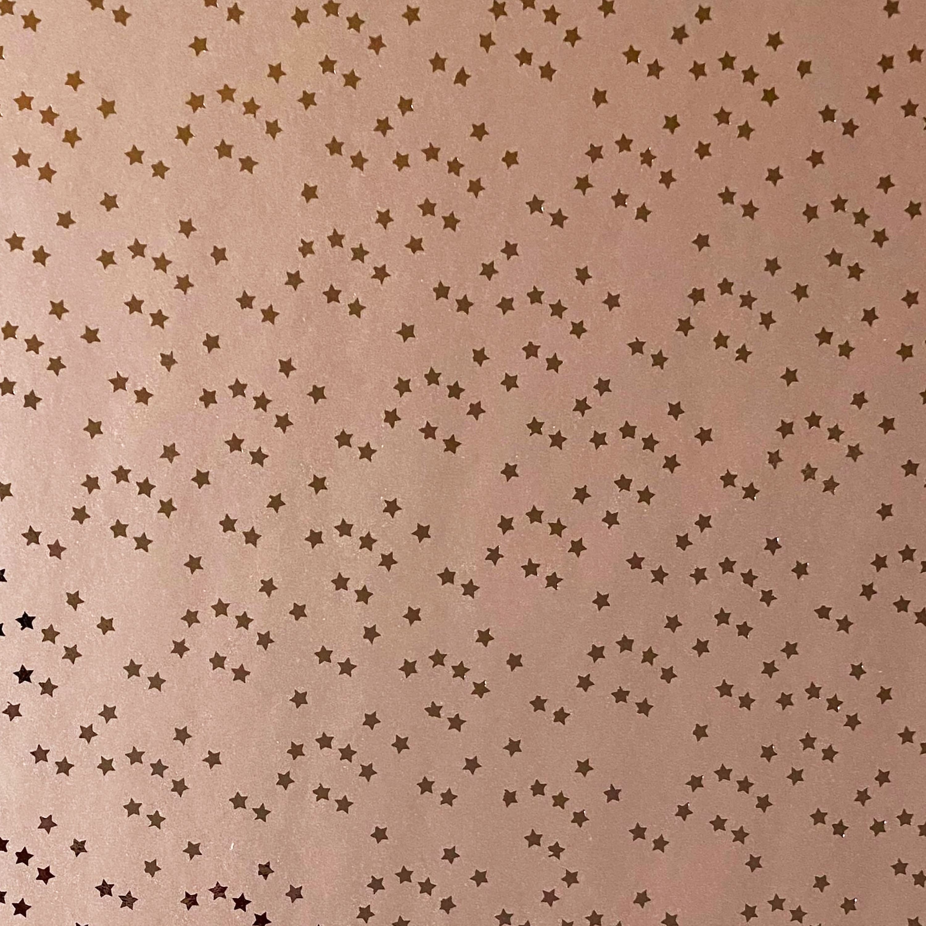 Blush Foil Stars Premium Gift Wrap by Celebrate It™