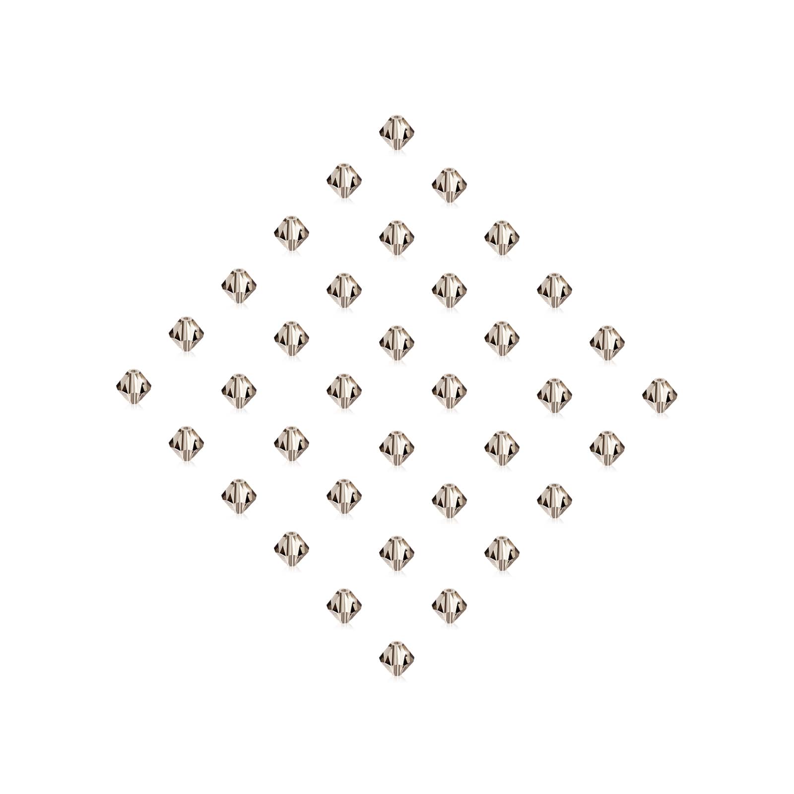 John Bead Preciosa 6mm Czech Crystal Rondelle Beads, 36ct.