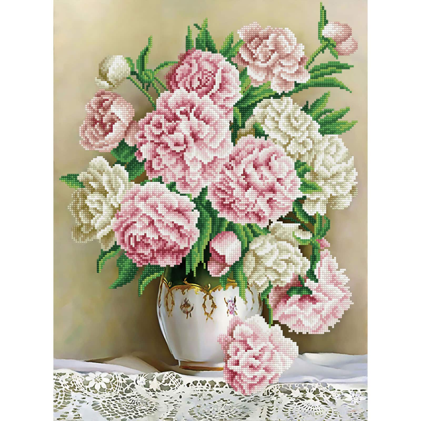 Diamond Dotz&#xAE; Carnation Bouquet Diamond Painting Kit