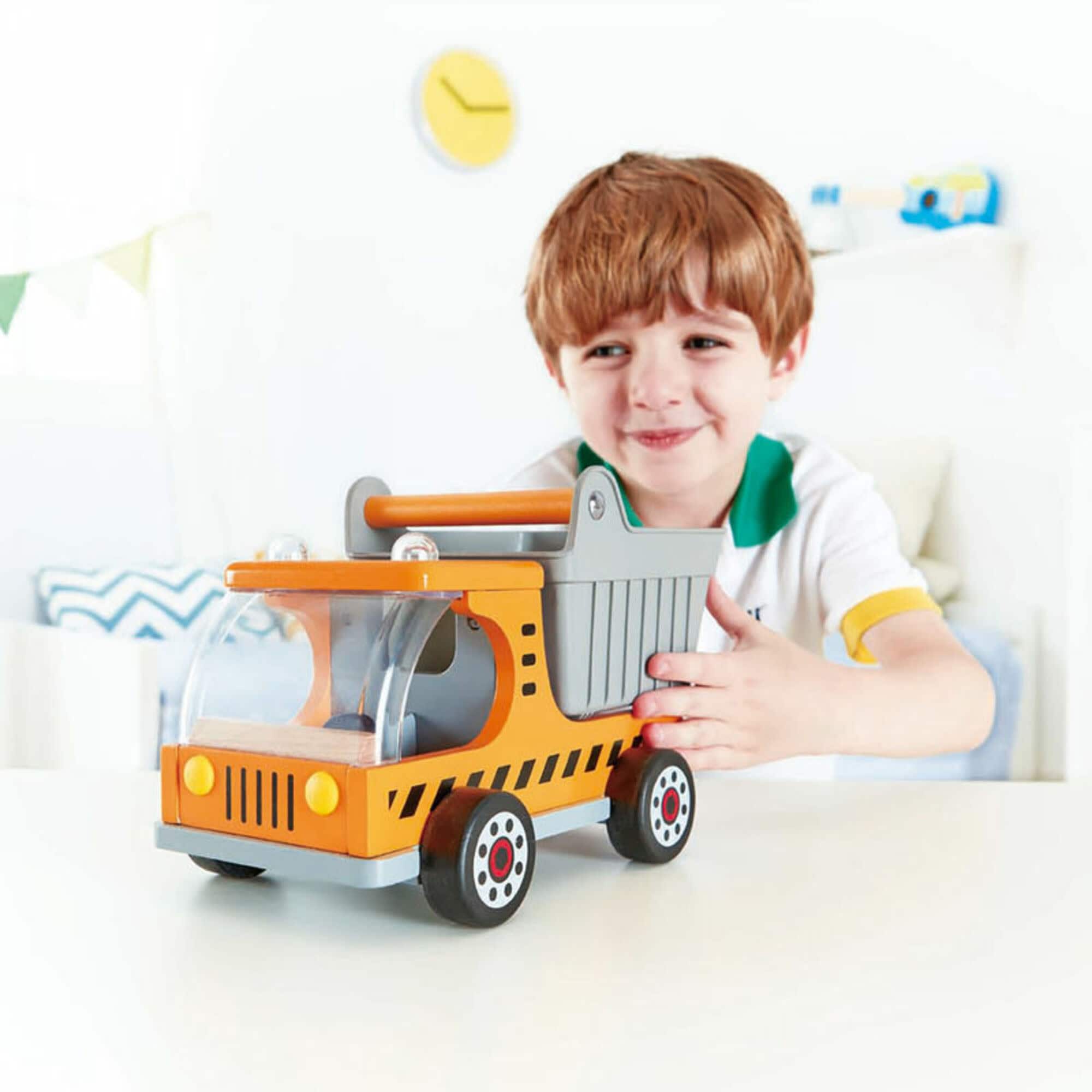 Hape Yellow Dumper Truck